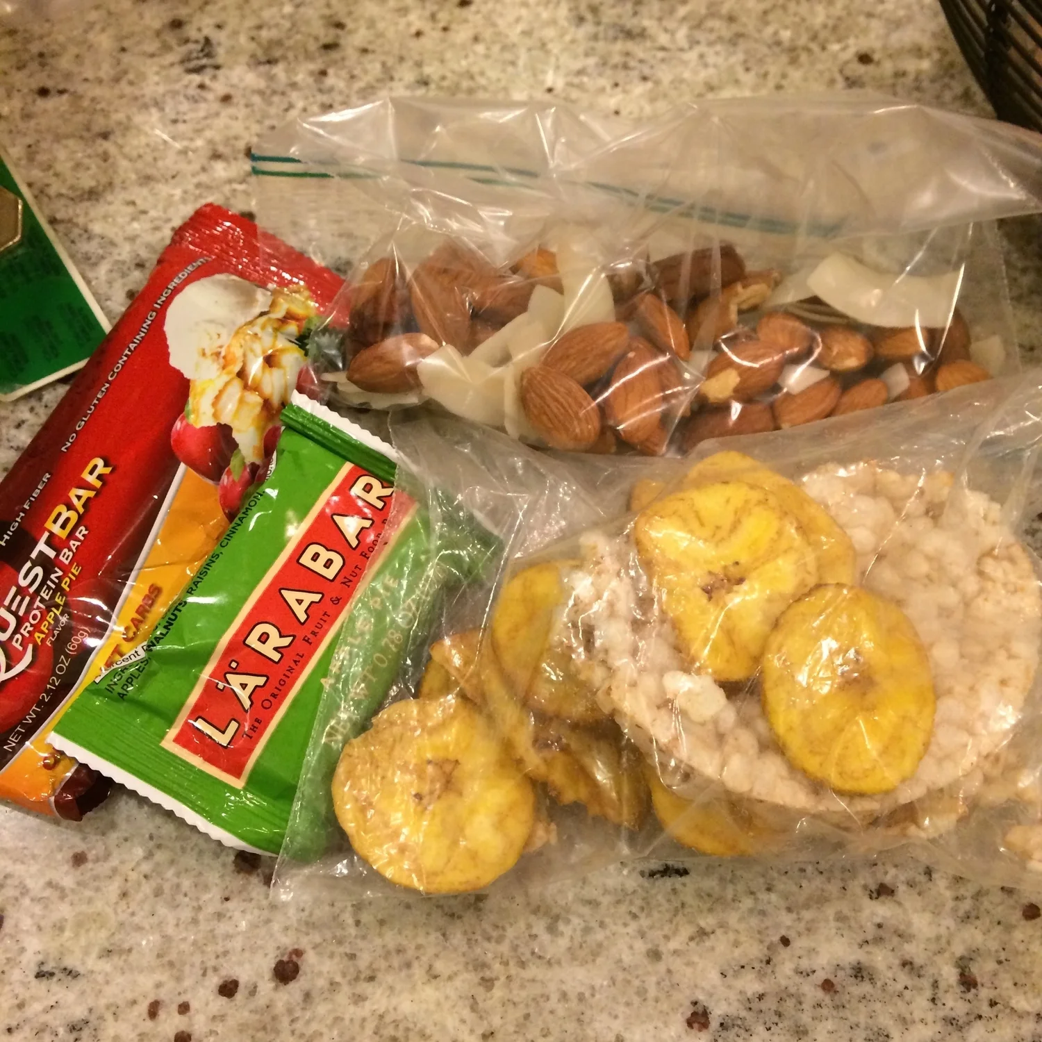 I prefer to overpack snacks so I have options based on my hunger level and I am prepared for whatever my day throws at me!