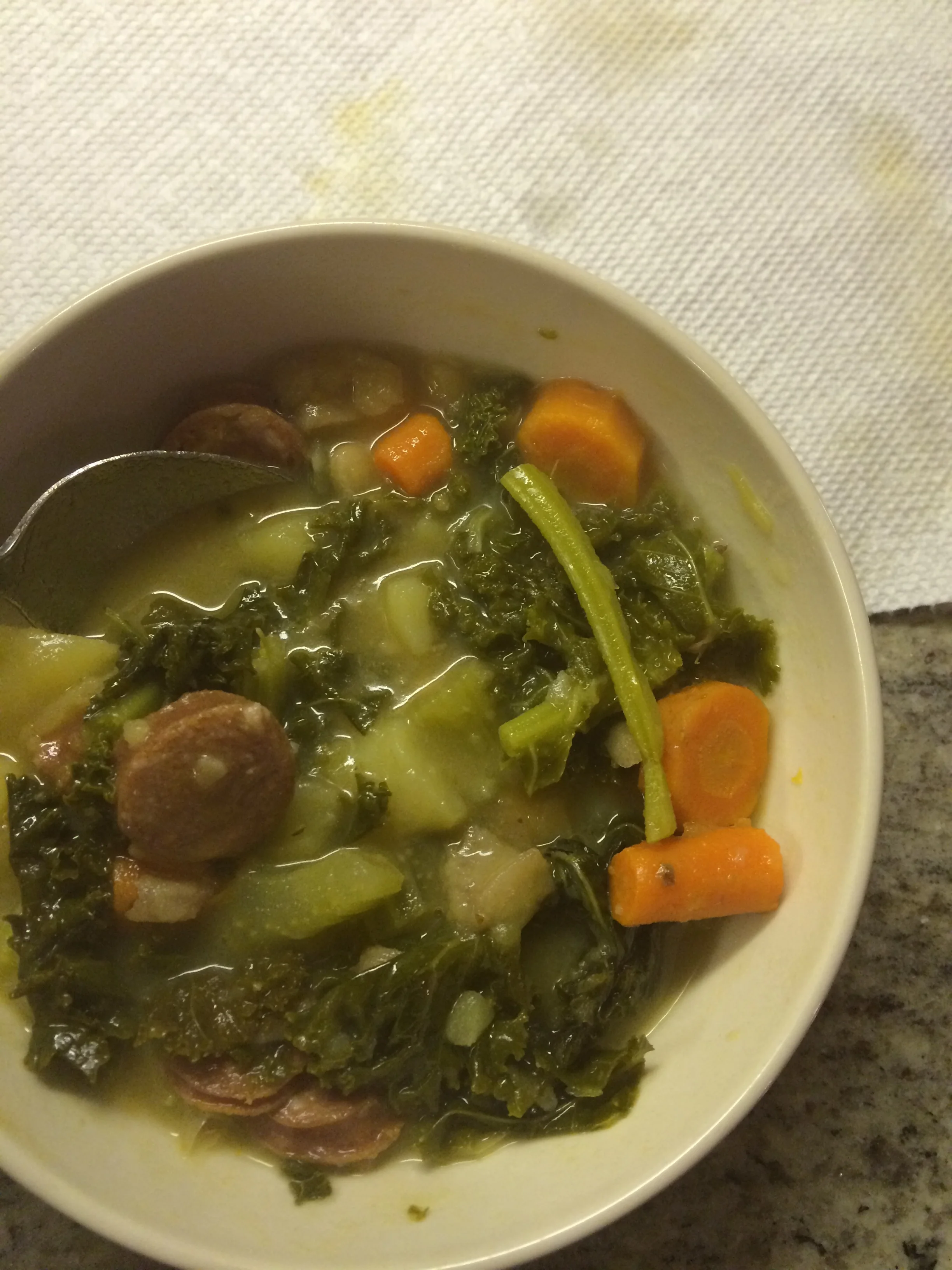 Recipe: colorful caldo verde