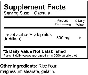 One strain, 5 billion CFUs... not going to be very helpful during or following antibiotic treatment...