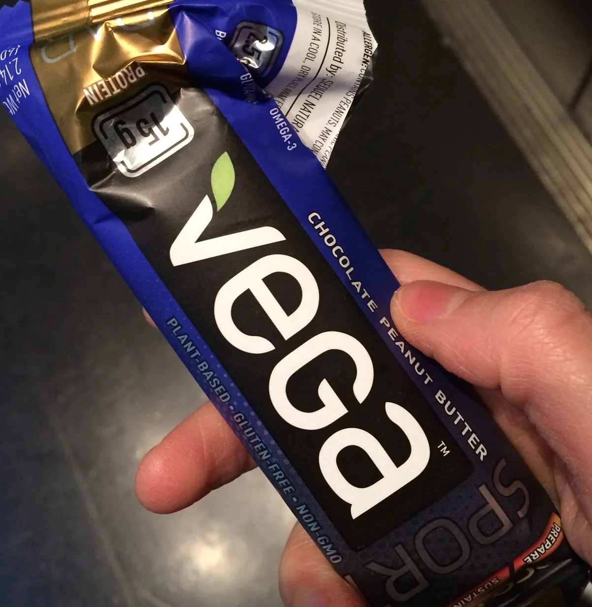 I keep some kind of bar in my lunchbox, no matter what, because you just never know when you might have an unexpected long day...