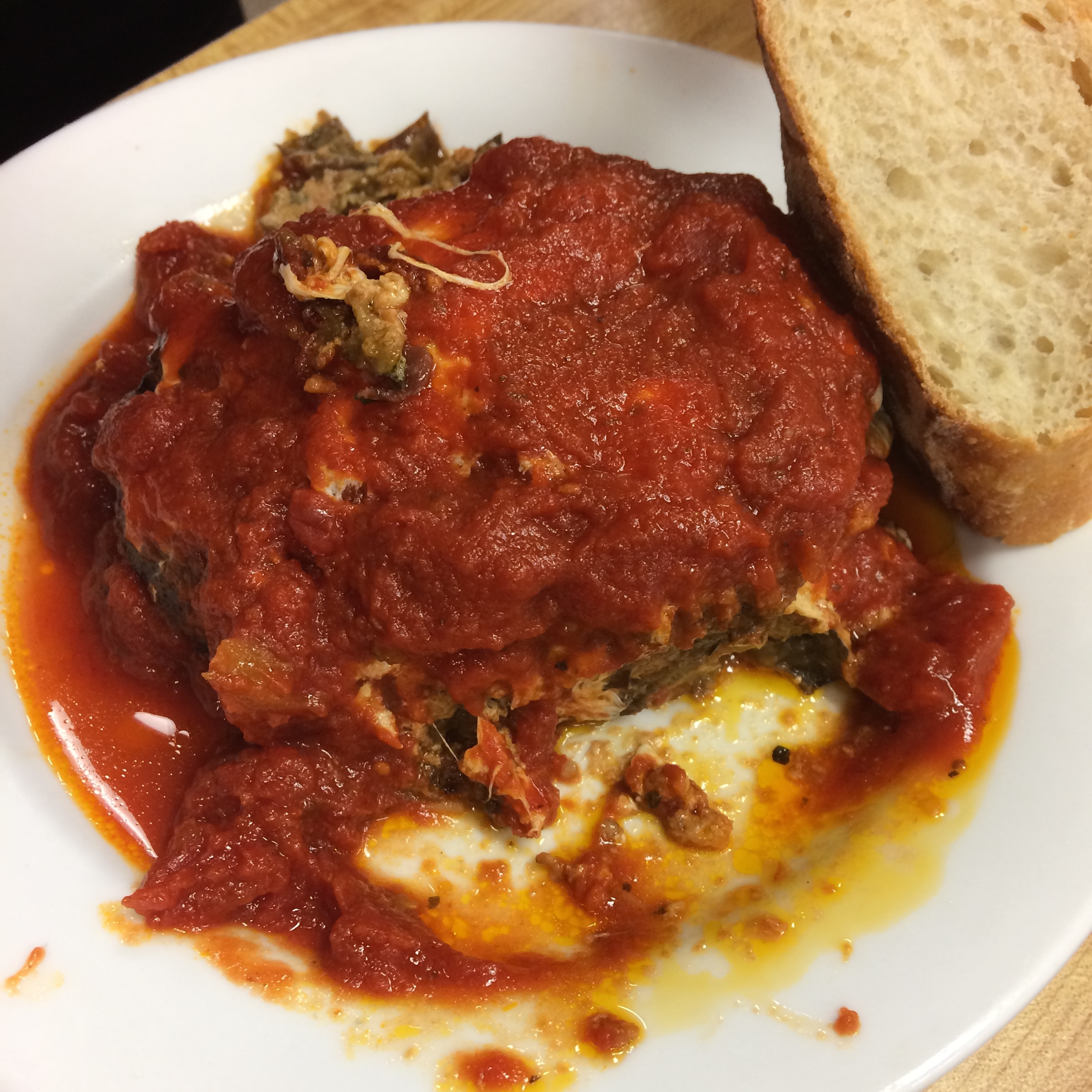 Pasta-free eggplant lasagna
