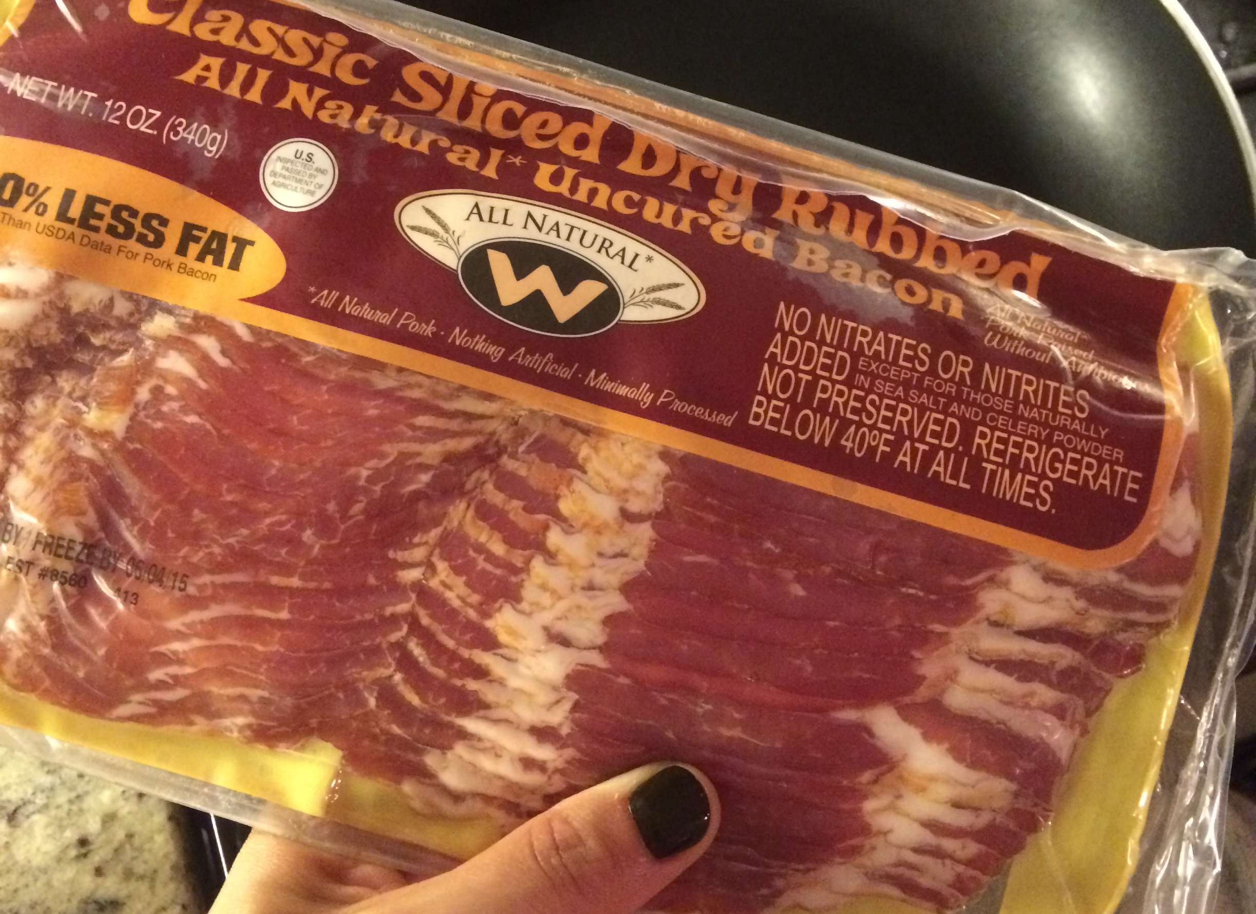 I buy my bacon at Trader Joes.