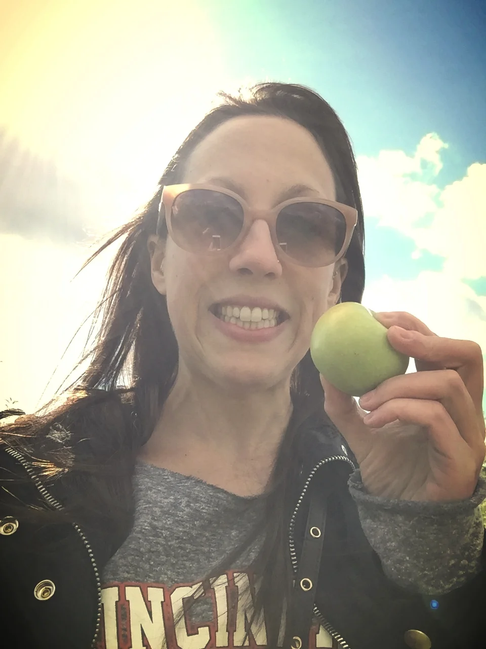 Mini apple picked while apple picking this weekend!