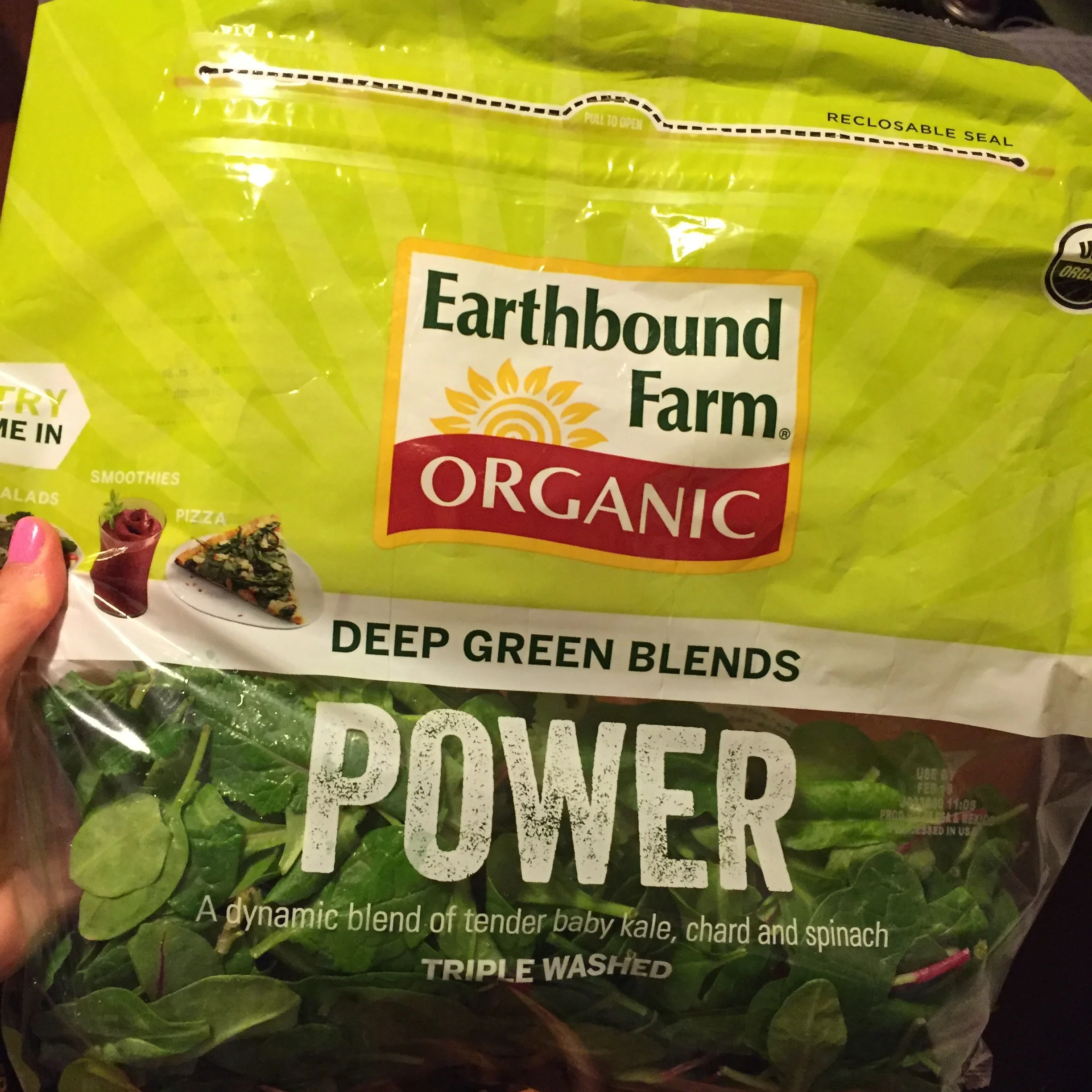 these greens add 1-2 servings of veggies- check out last weeks post to find out how buying in bulk can save you money and help you create delicious smoothies all week long.