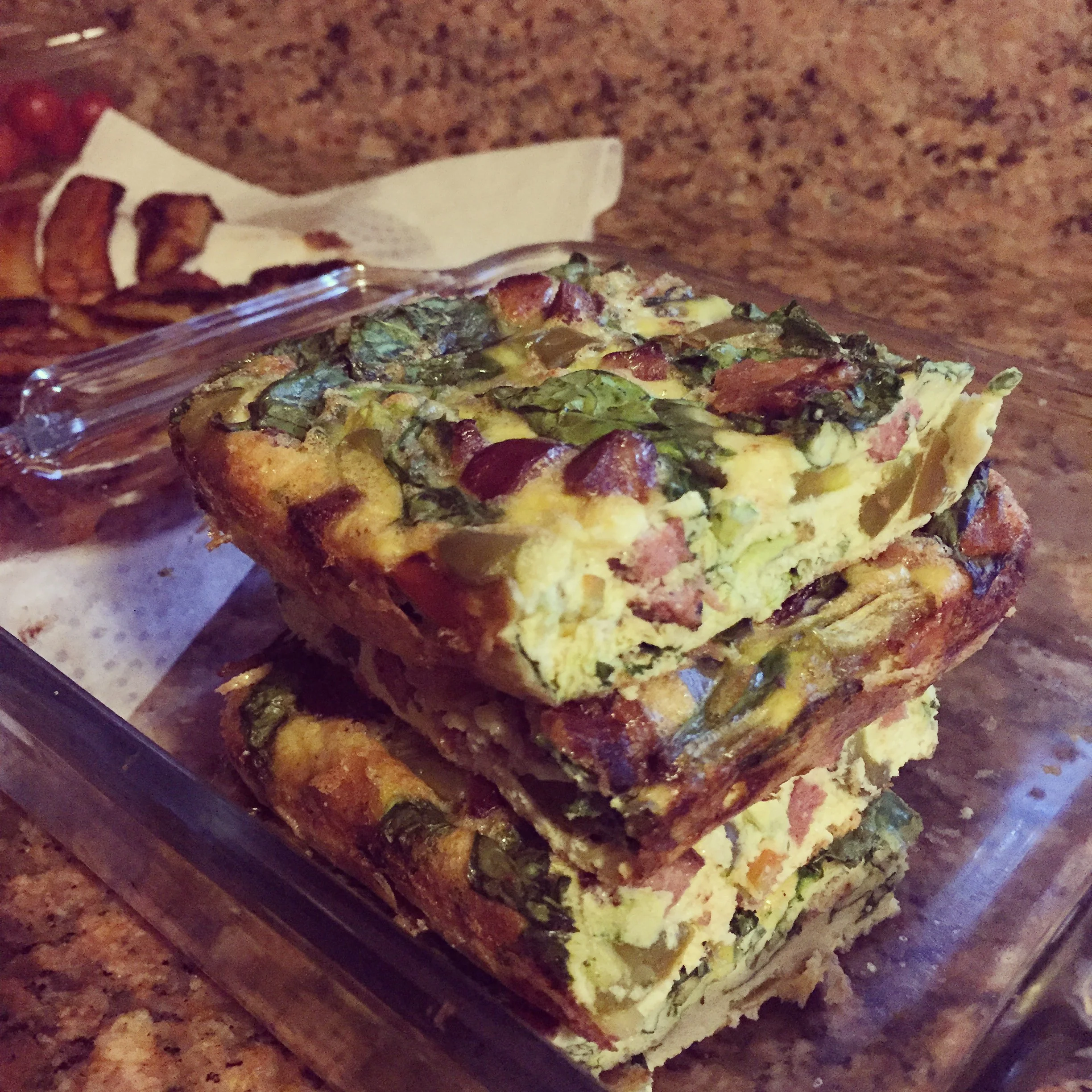 egg bake on egg bake on egg bake