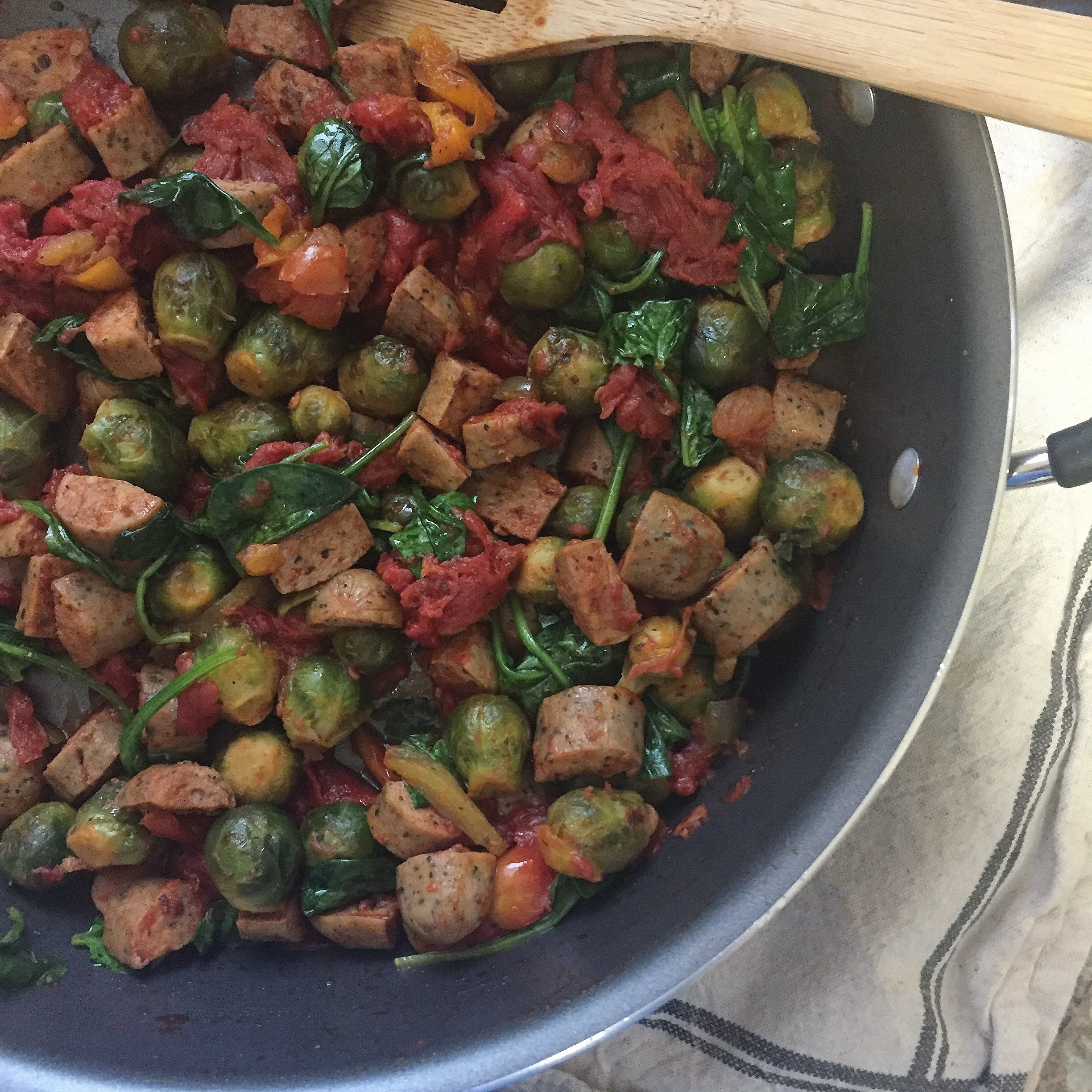 Would you be able to eat that sandwich with the same pleasure and satisfaction as this veggie-filled dish?