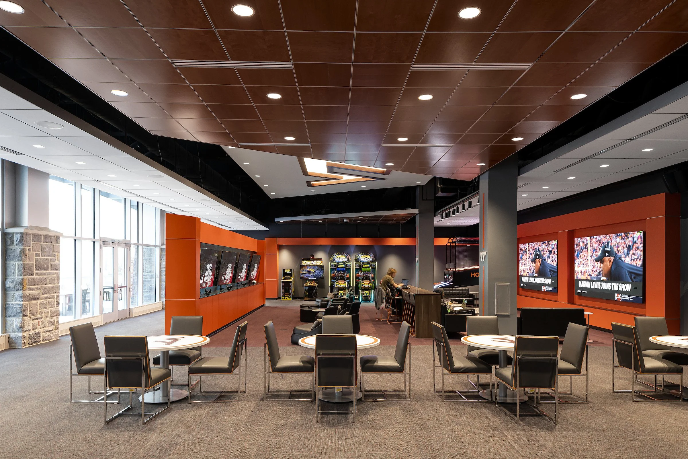 Case Study: Virginia Tech Football Players' Lounge