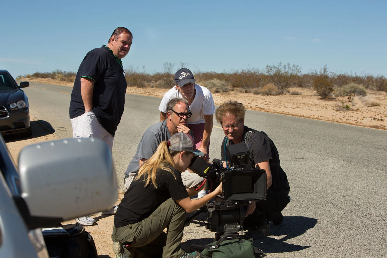 First shot in the desert