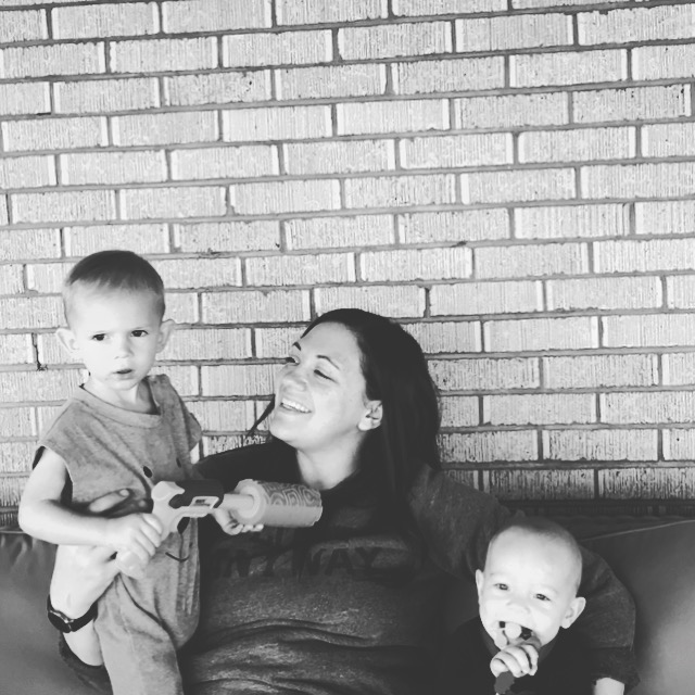 Jonnie on the left with his momma (and my son!)