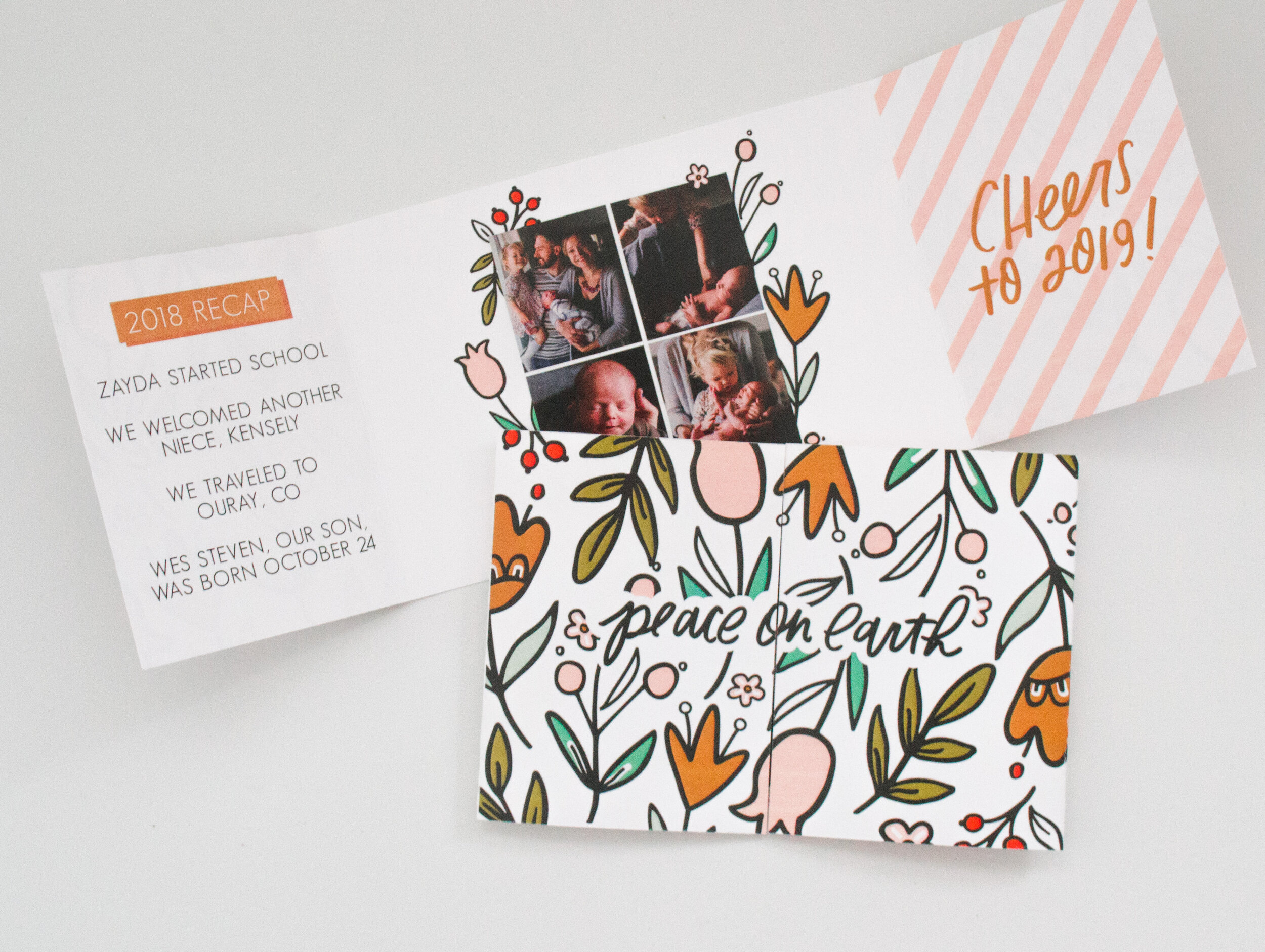 Fold out Christmas Card