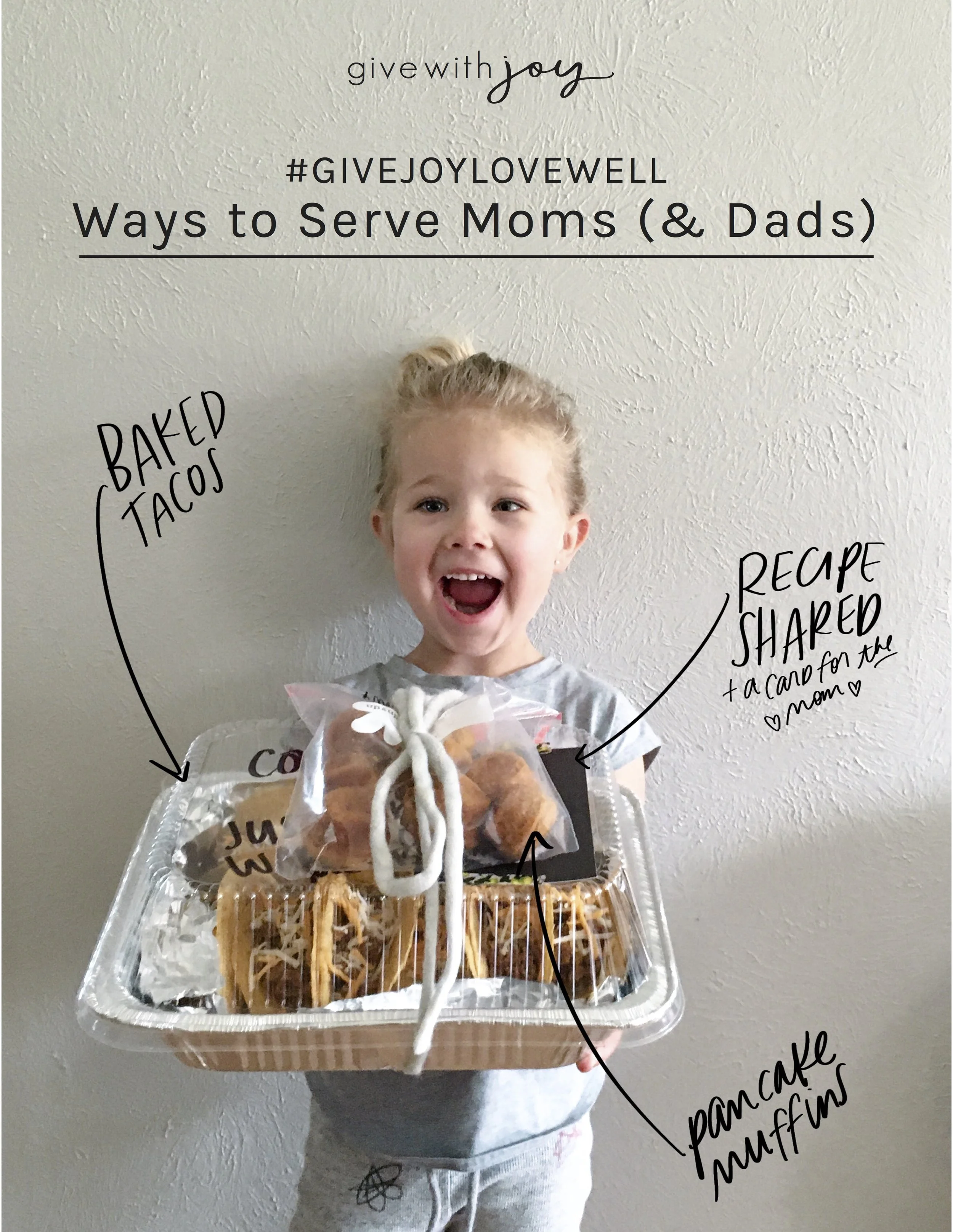 Ways to serve moms and parents
