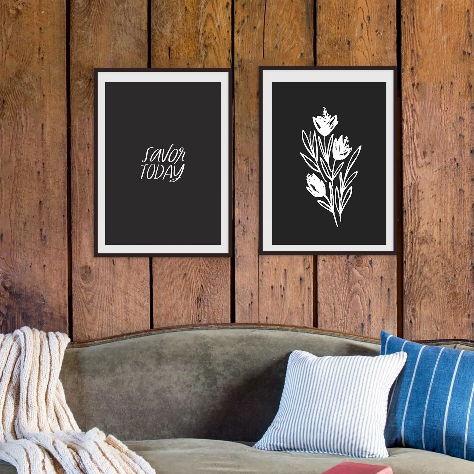Savor Today Print (color &amp; style options)