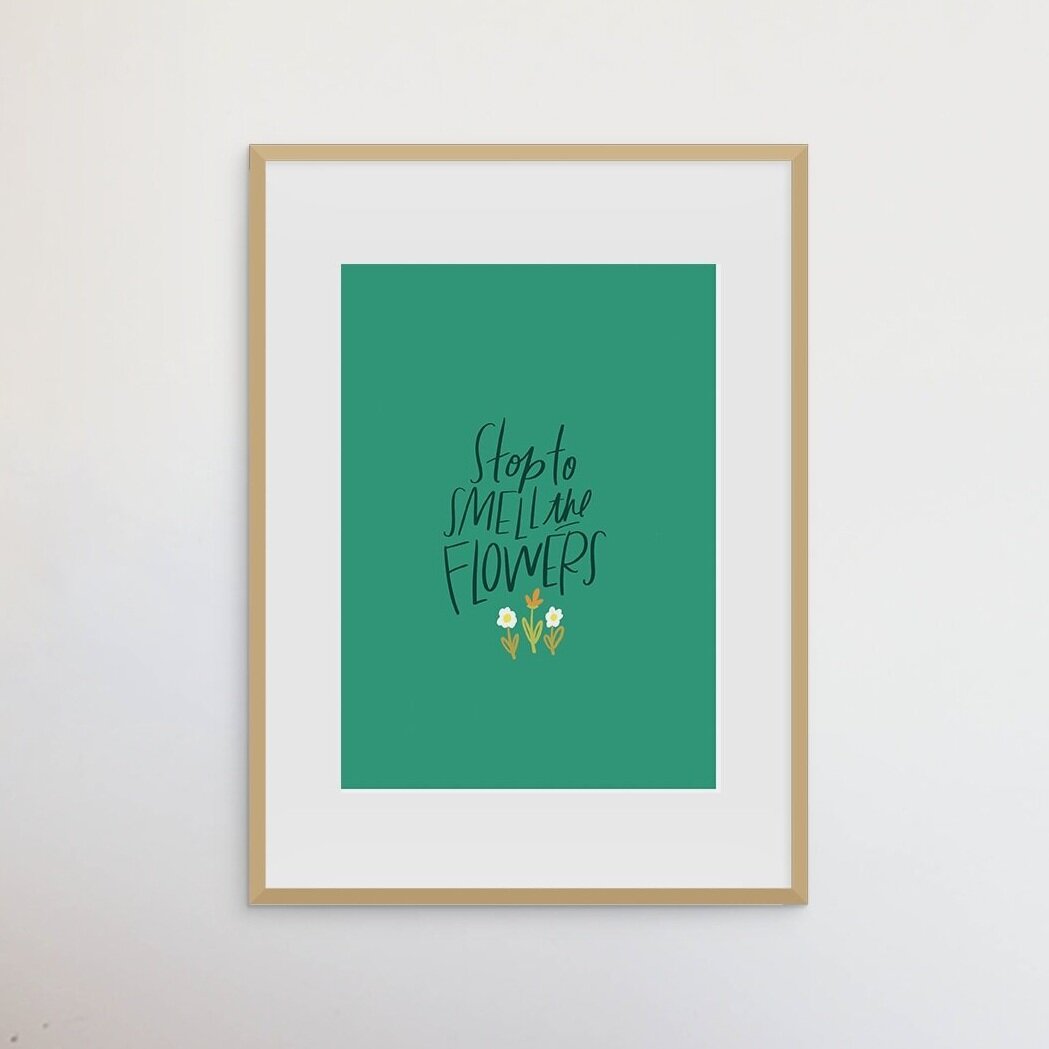 Stop to Smell the Flowers Print