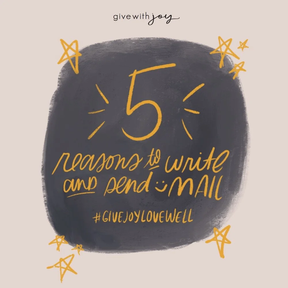 Writing Prompt: 5 reasons to send happy mail
