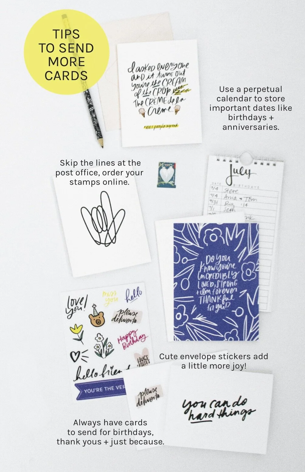 Tips to Send More Cards