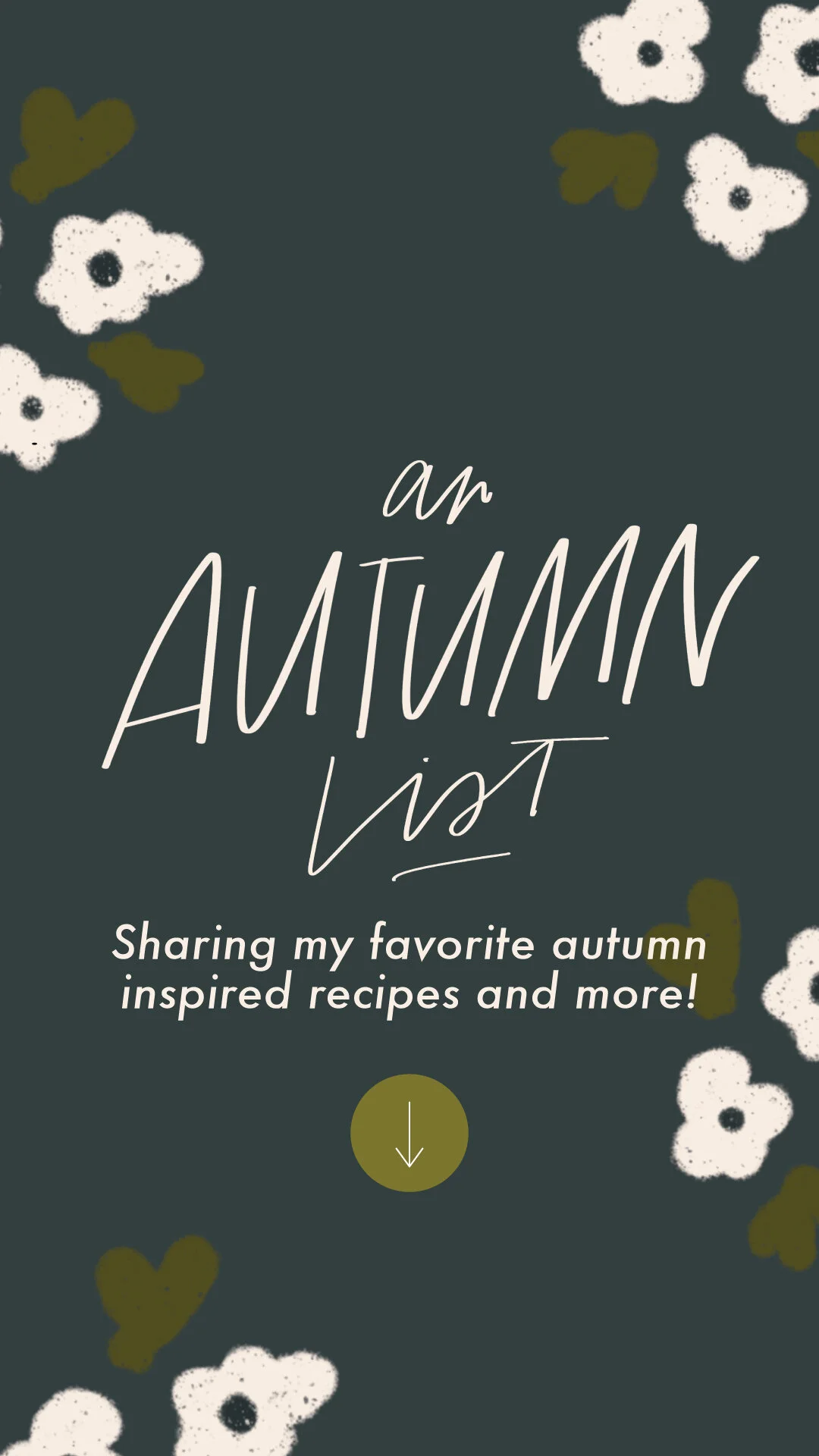 An Autumn List of Favorites...