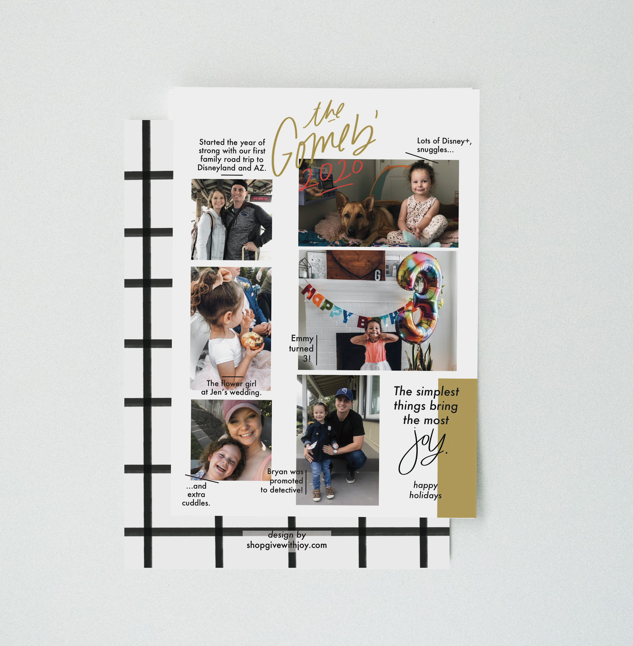 Bits and Blurbs from the Year (set of four)