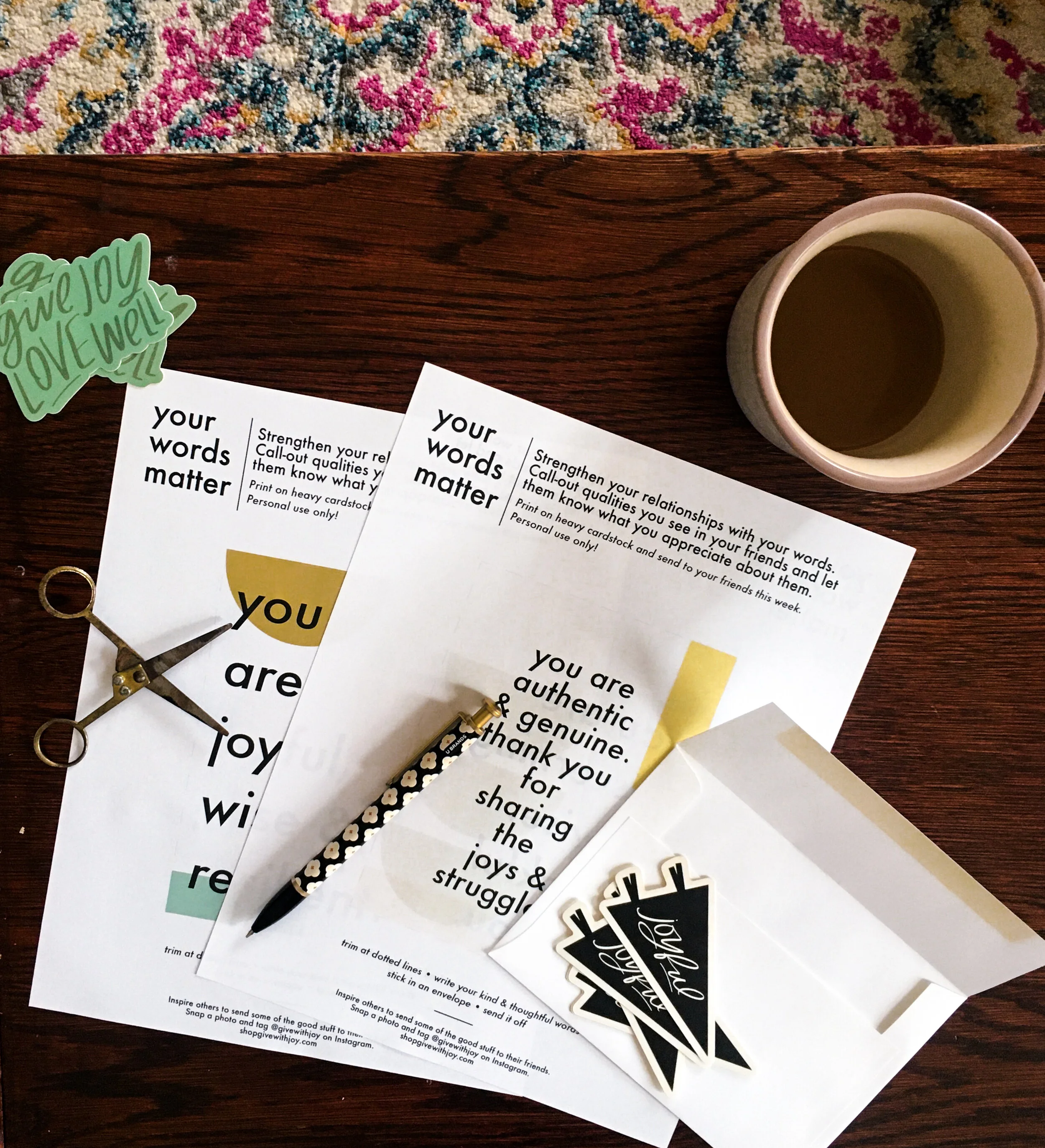 You Are Cards, print at home