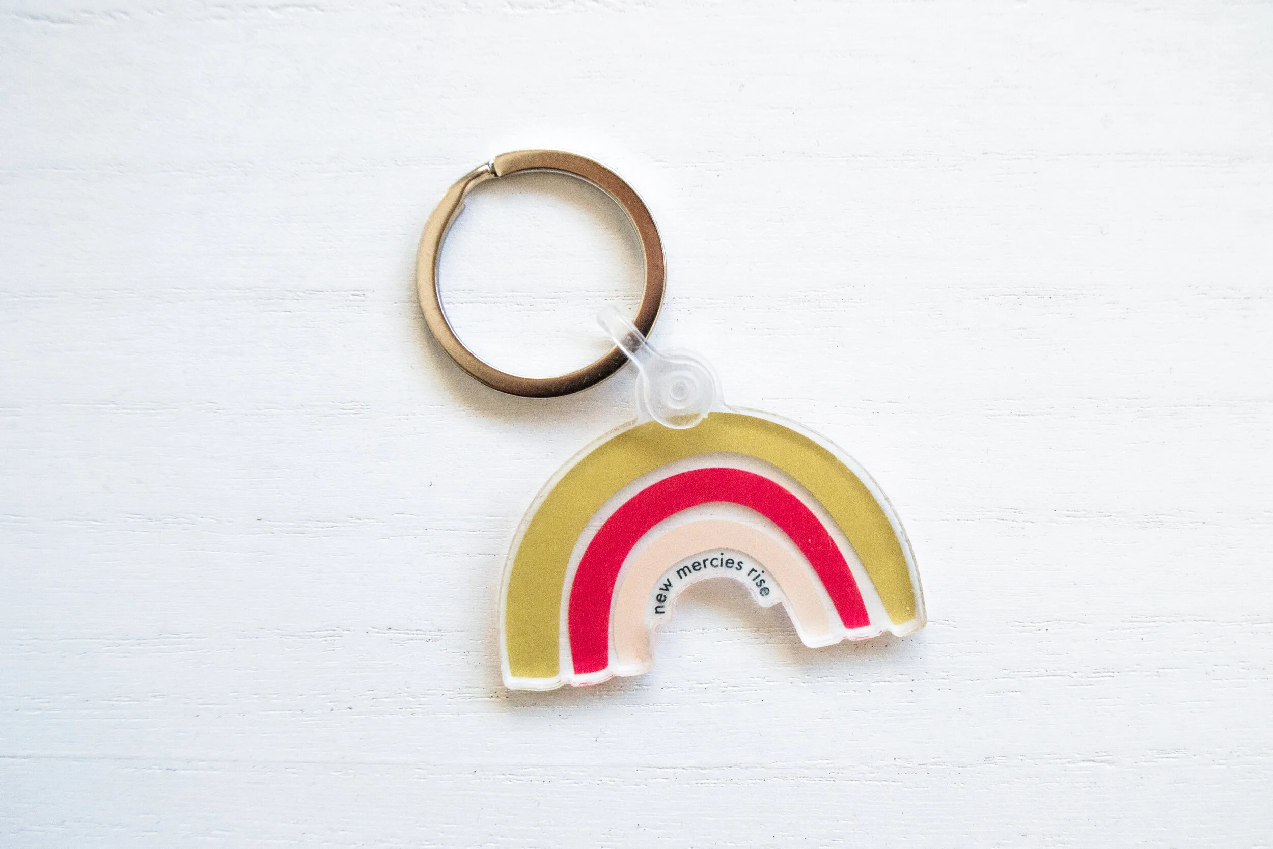 Rainbow Acrylic Keychain