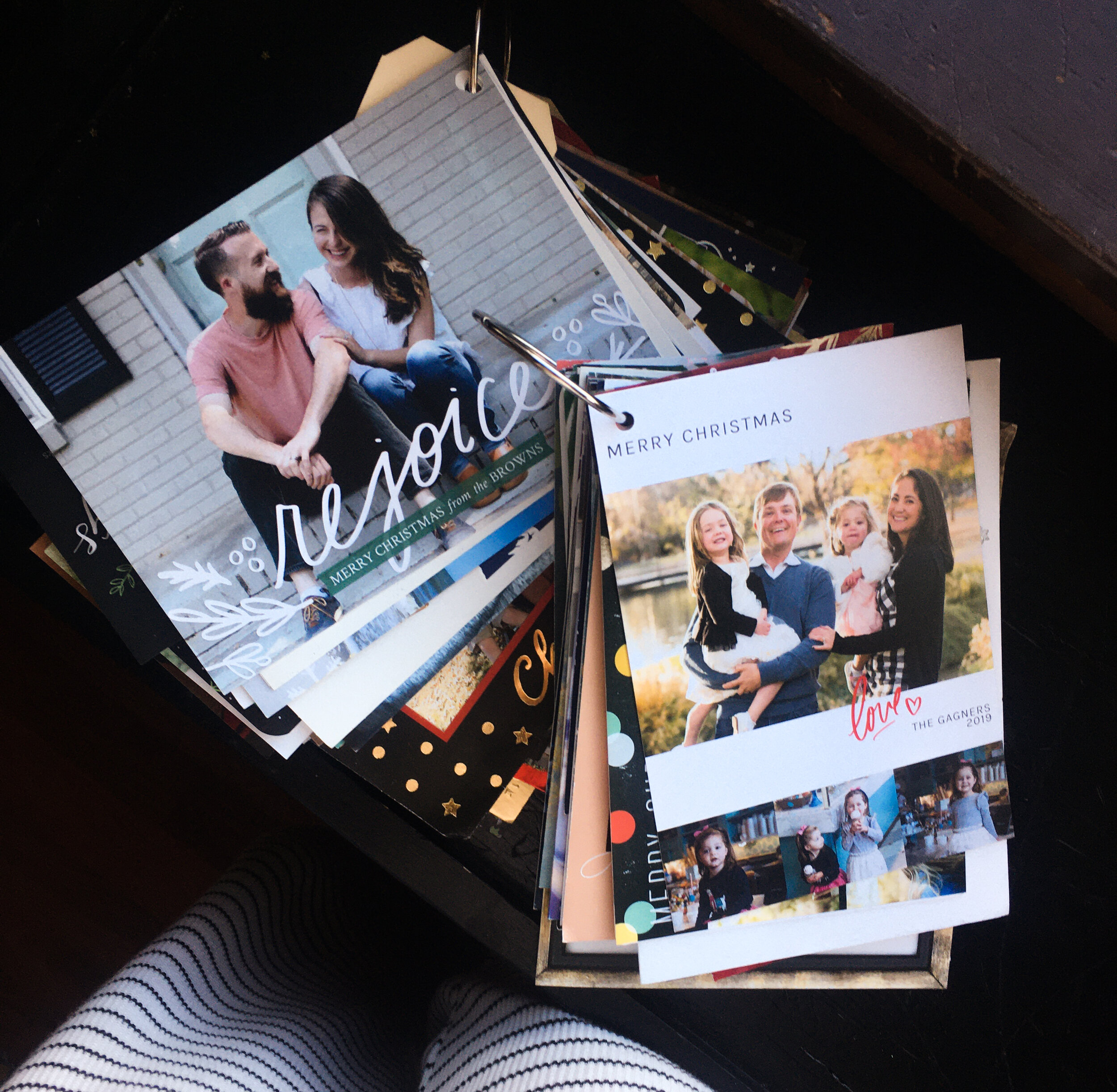 How to savor and save Christmas cards...