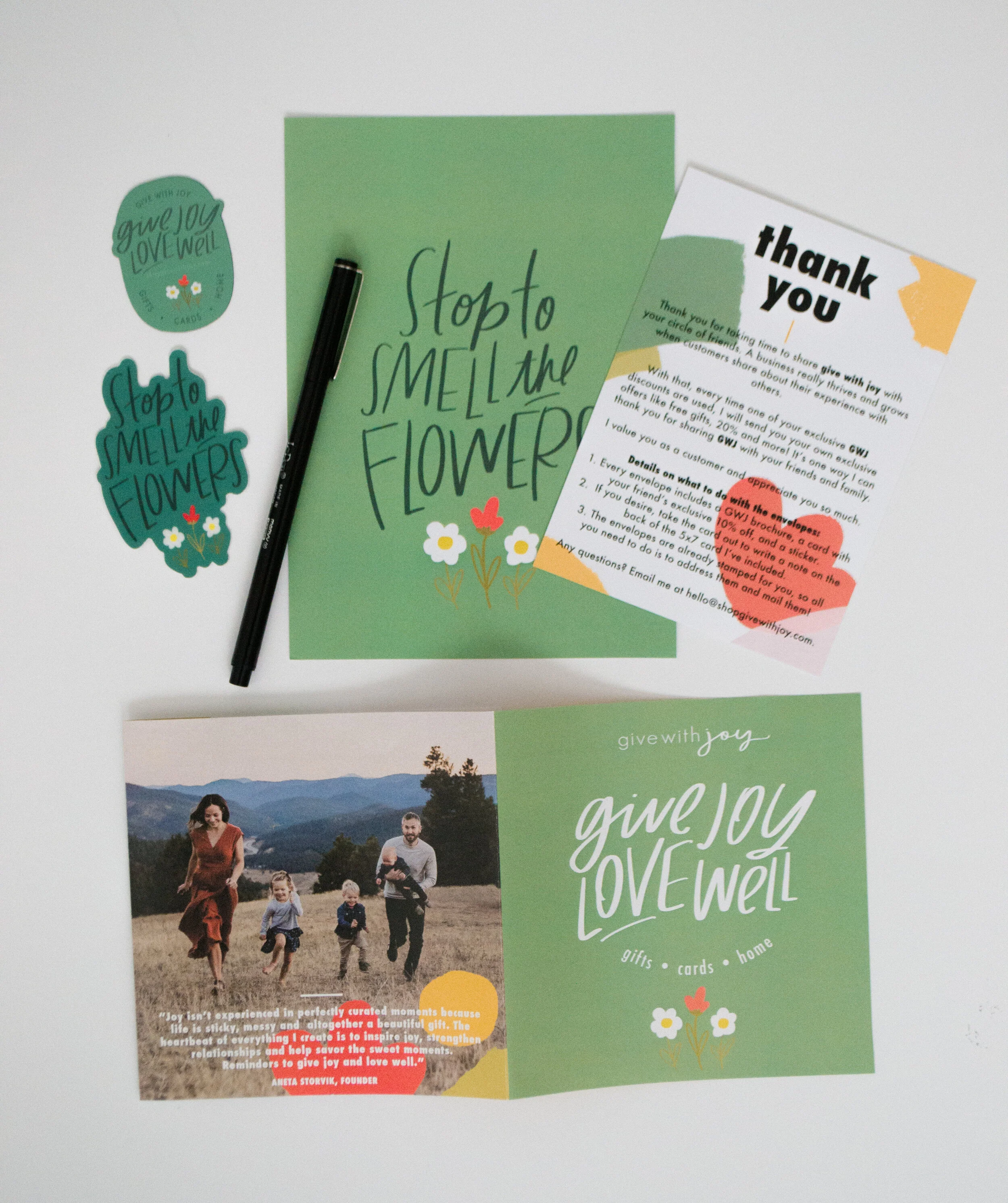 GWJ Marketing Kit with Customer Rewards