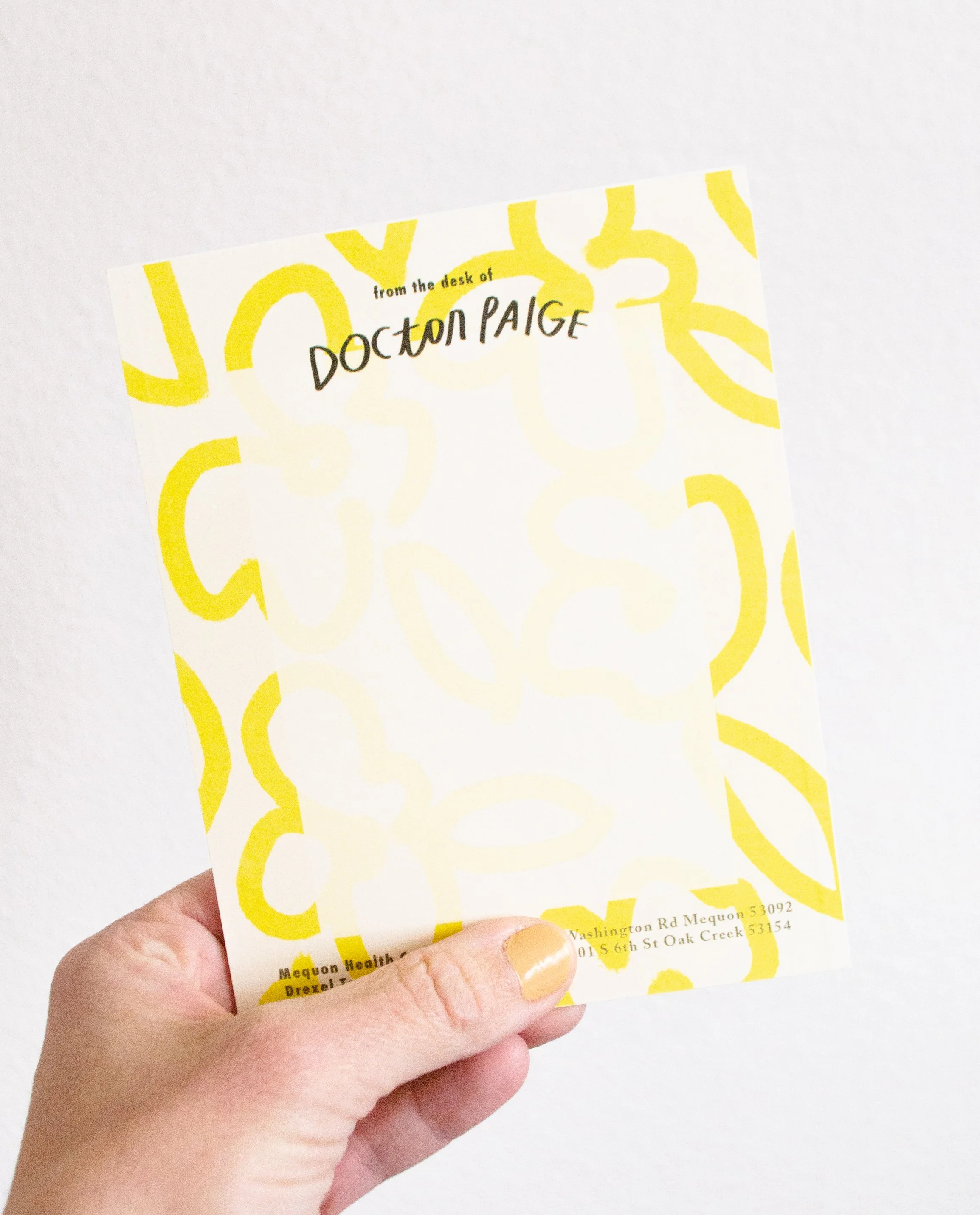 Bold Florals Personalized Stationery, Custom Options