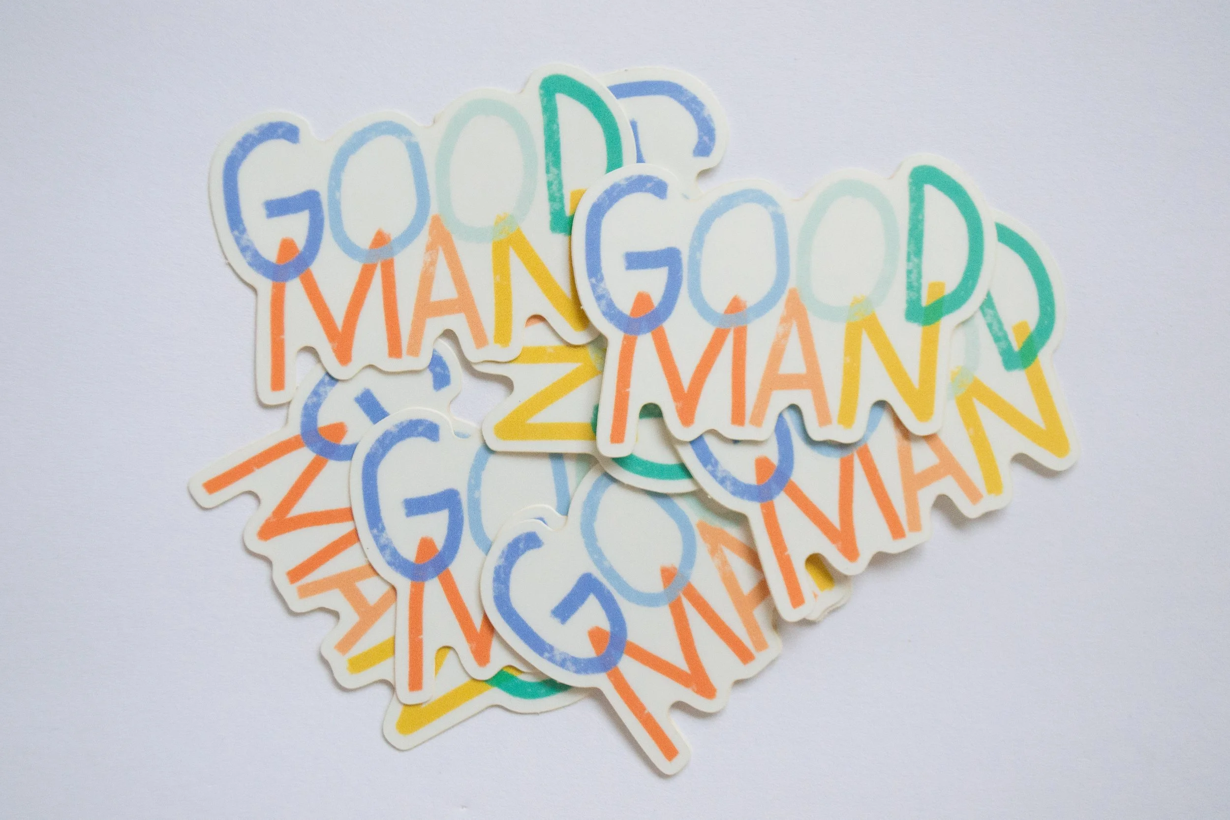 Personalized Name Sticker, Stacked