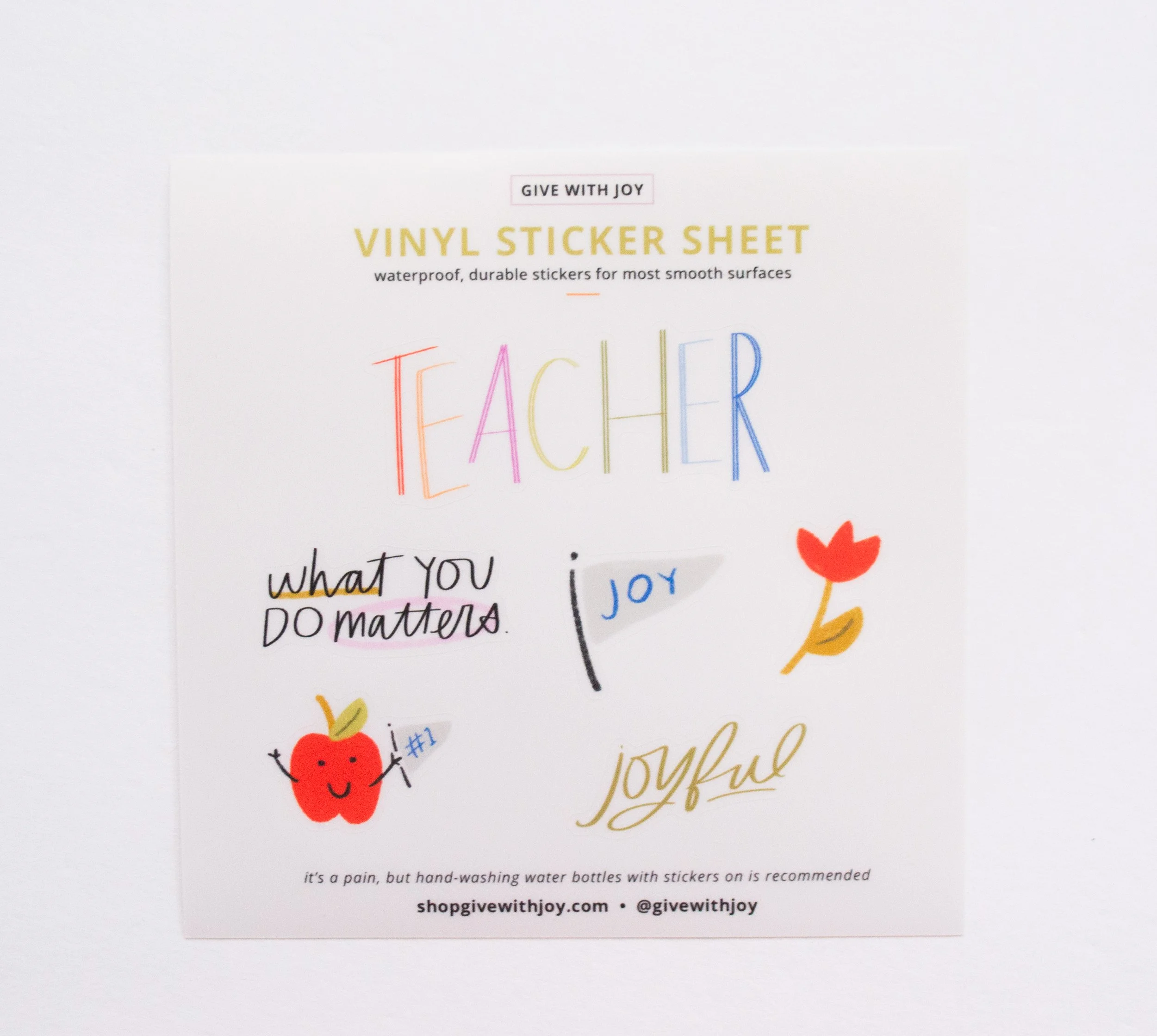 Sticker Sheet for Educators