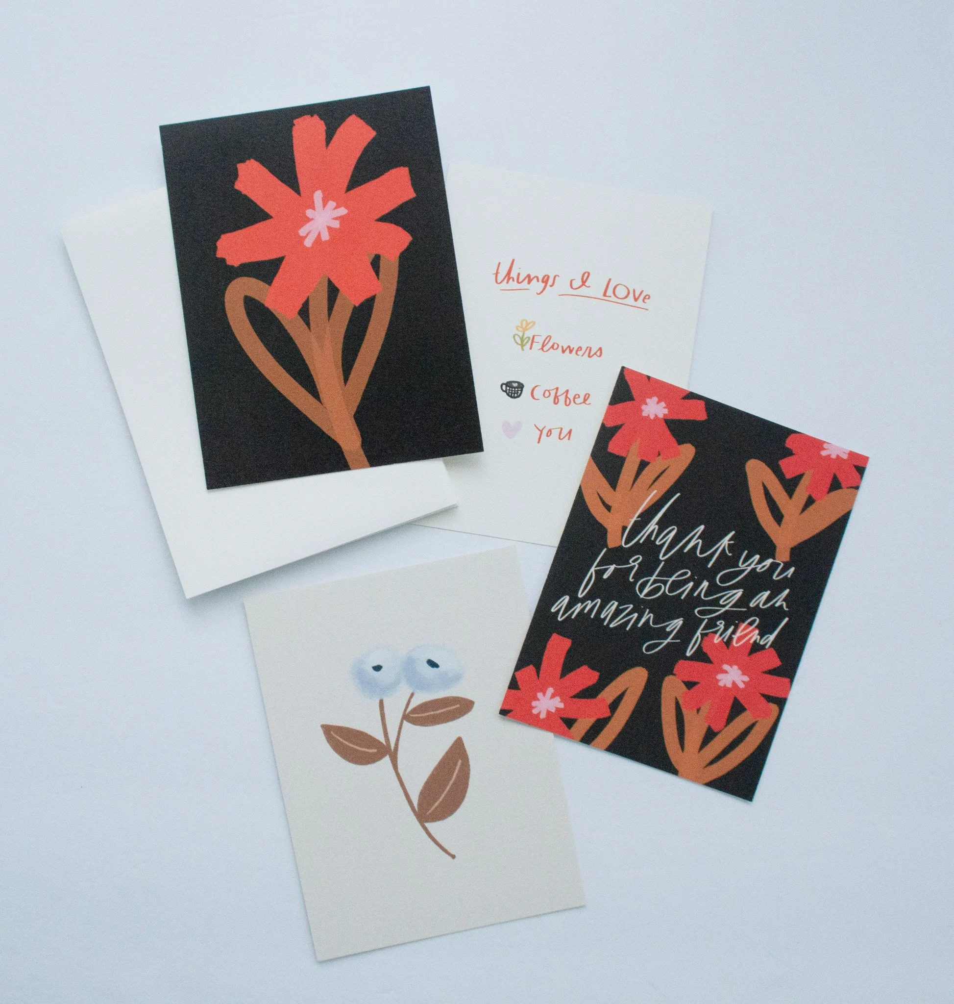 Floral Collection, set of 4