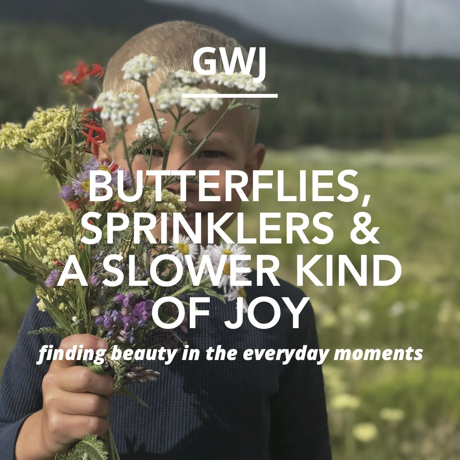 Butterflies, Sprinklers &amp; a Slower Kind of Joy