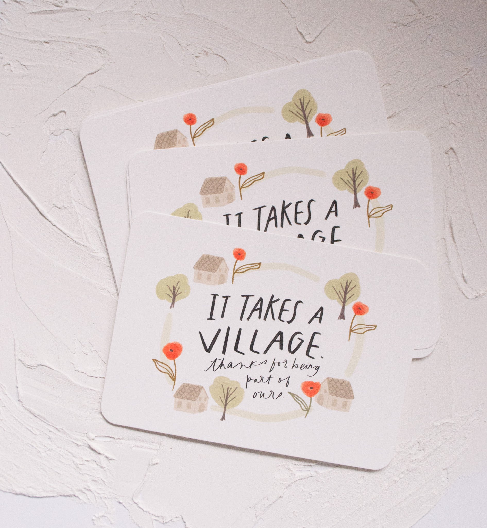 It Takes a Village Postcard Set of 10