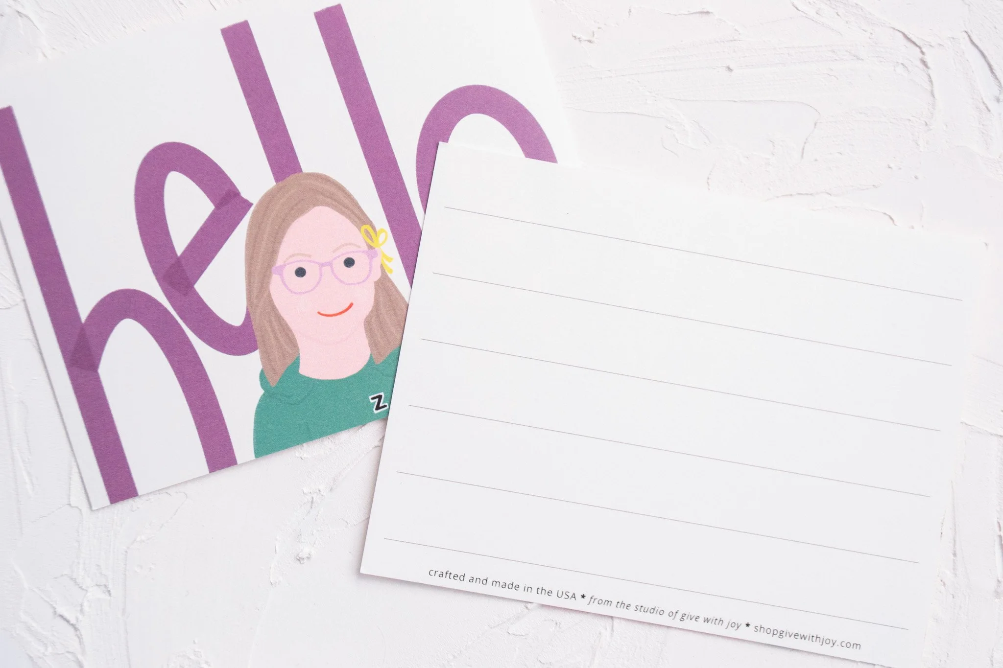 Custom Kids Portrait Stationery