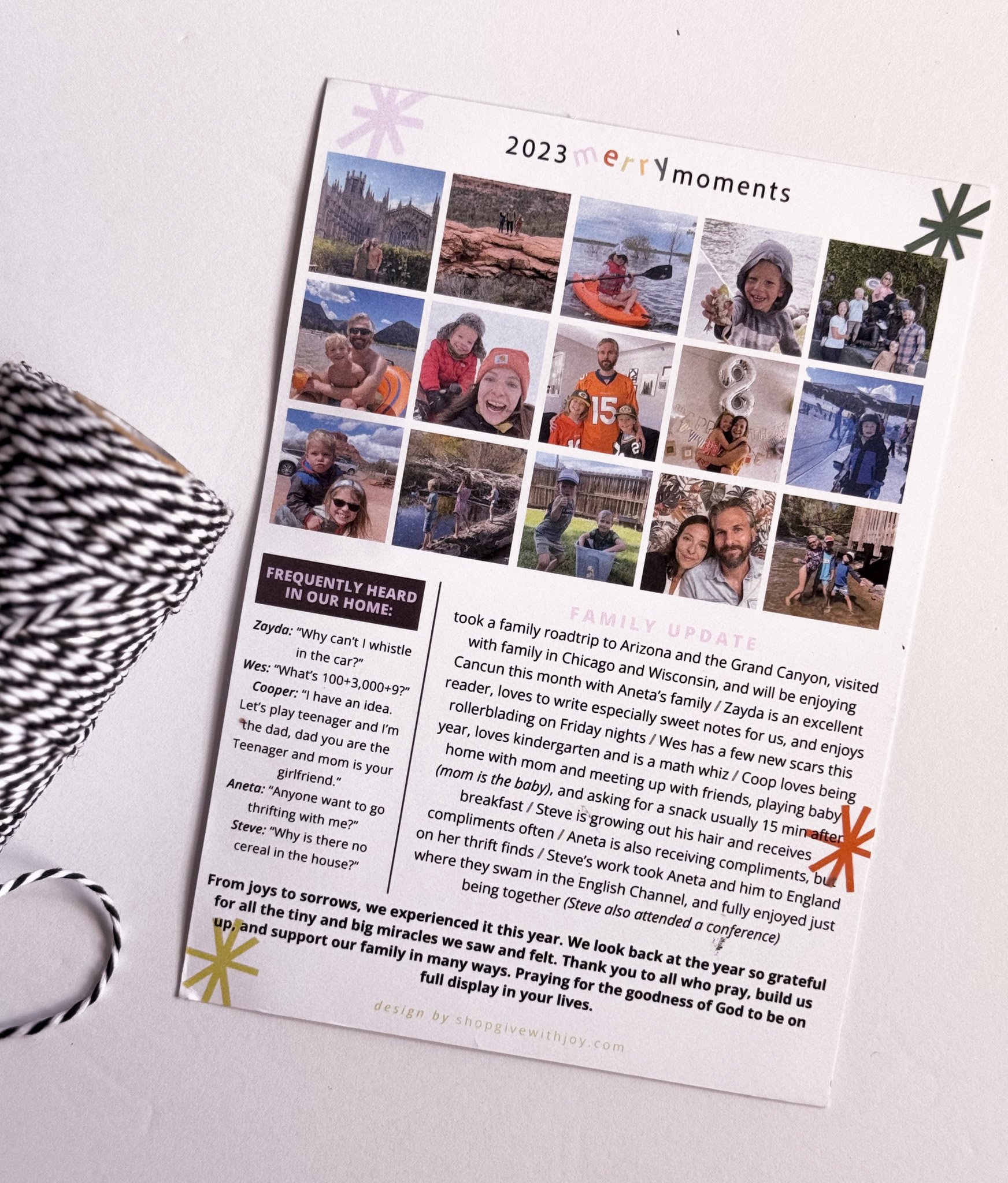 Add-on Item: Memories & Moments Photo Reel Backer