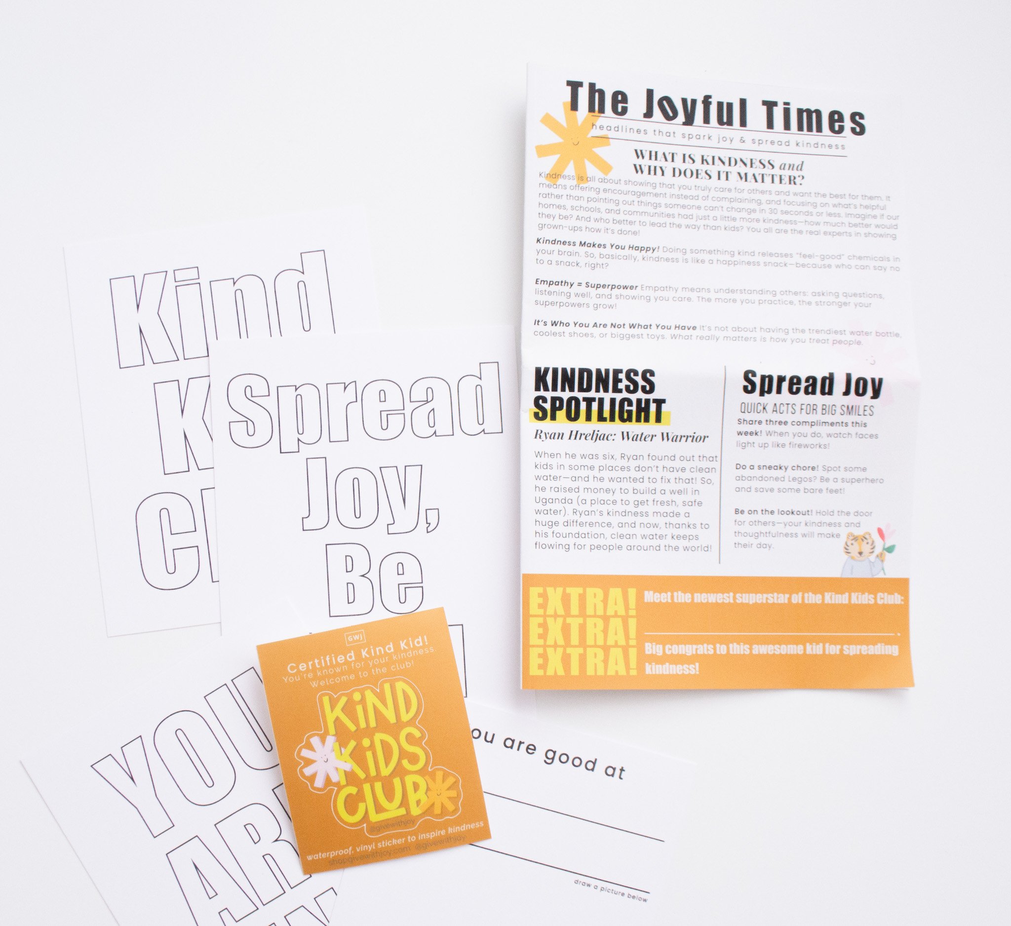 Kids Joy Stationery Subscription Box | Cards, Screen-Free Activities to ...