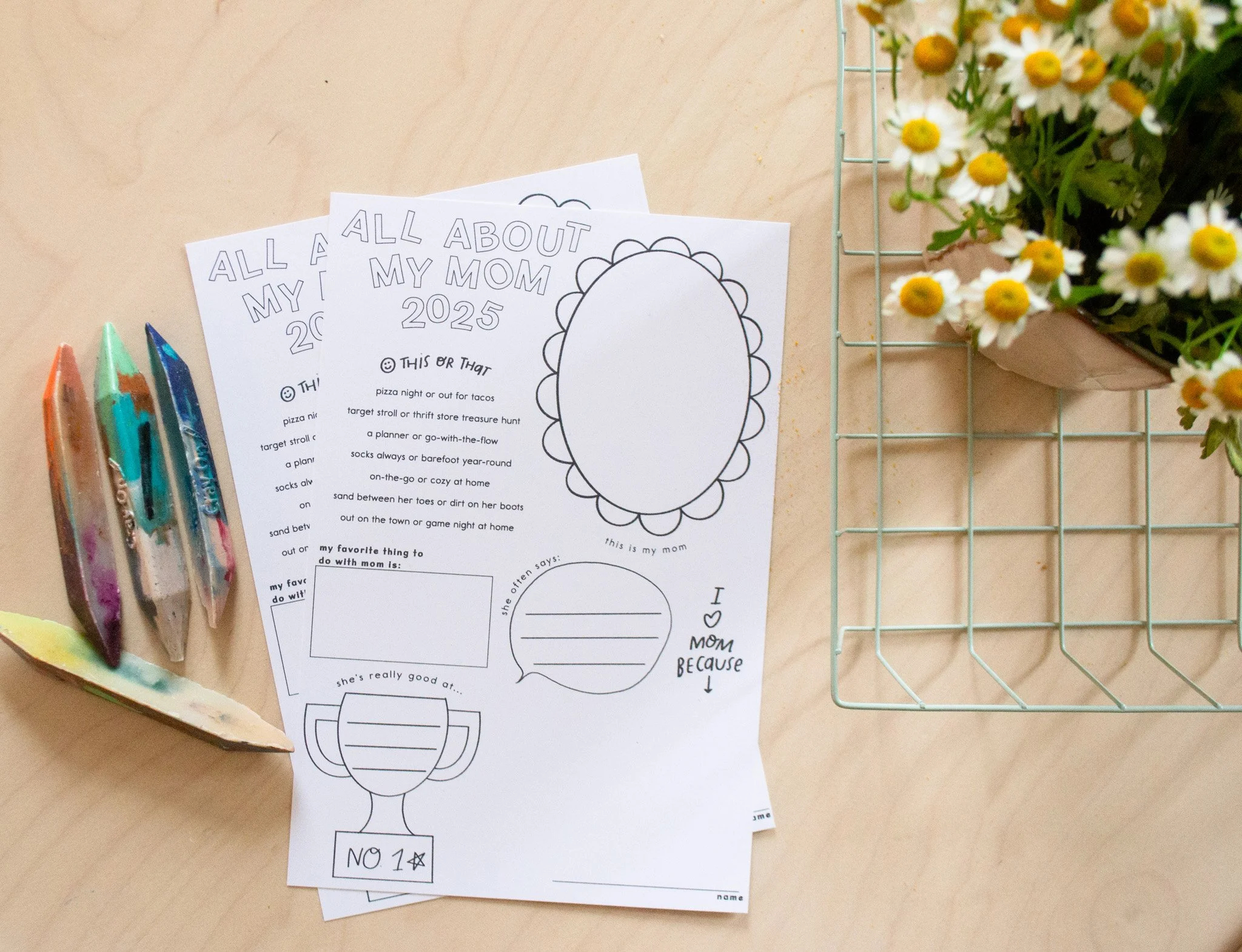 All About Mom: An Interview Card Printable for 2025