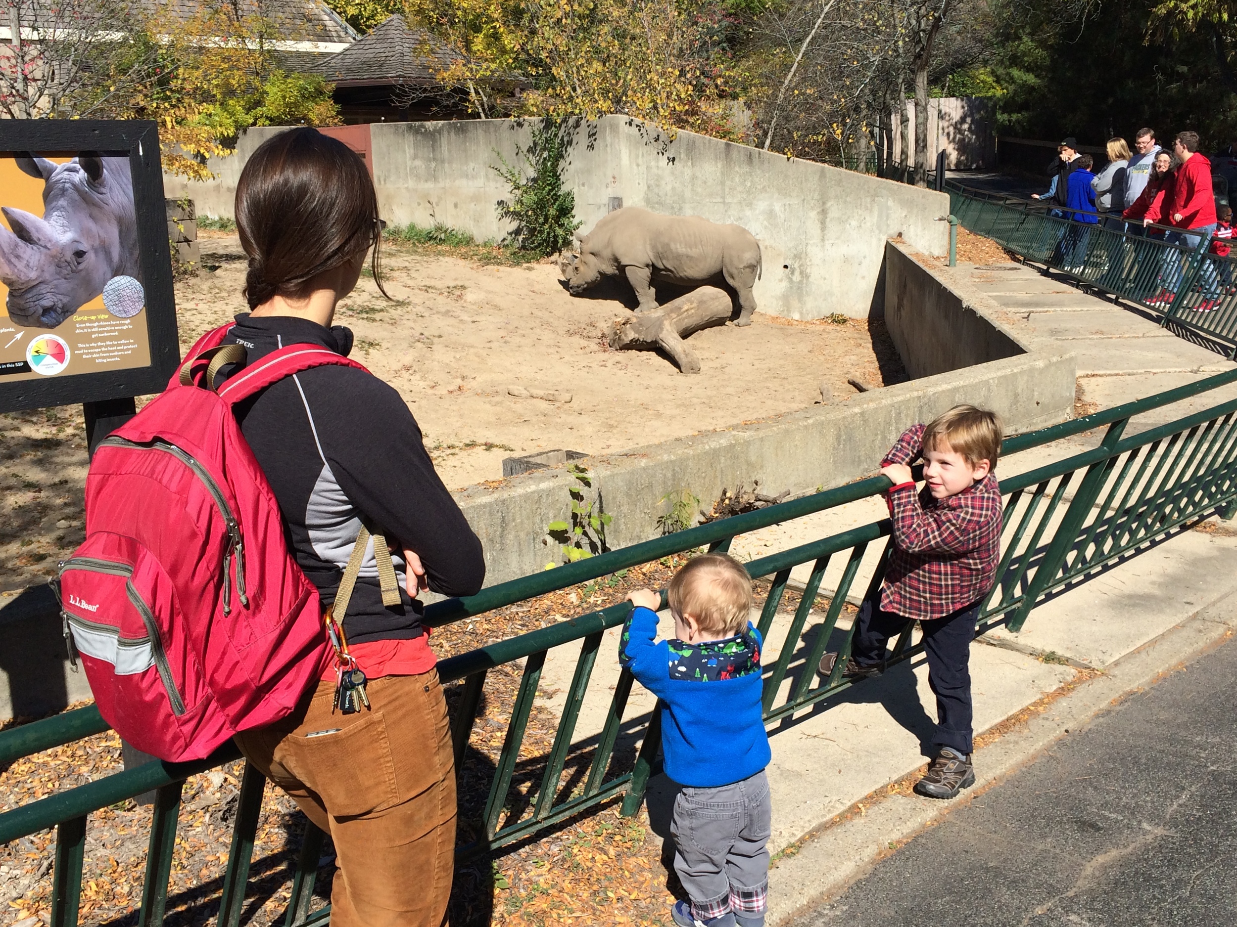 Ashley, Edge and Judah at Henry Vilas Zoo