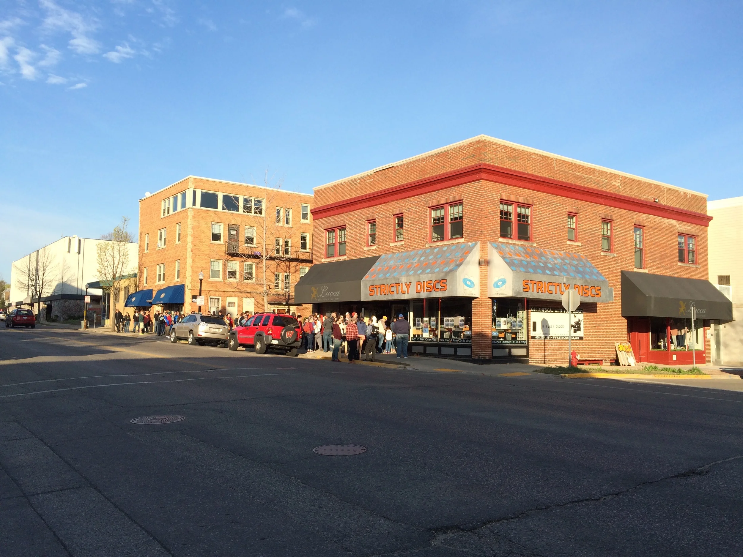 Sunrise at Strictly Discs in Madison, Wisconsin.