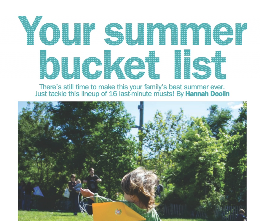 Summer Bucket List 2015