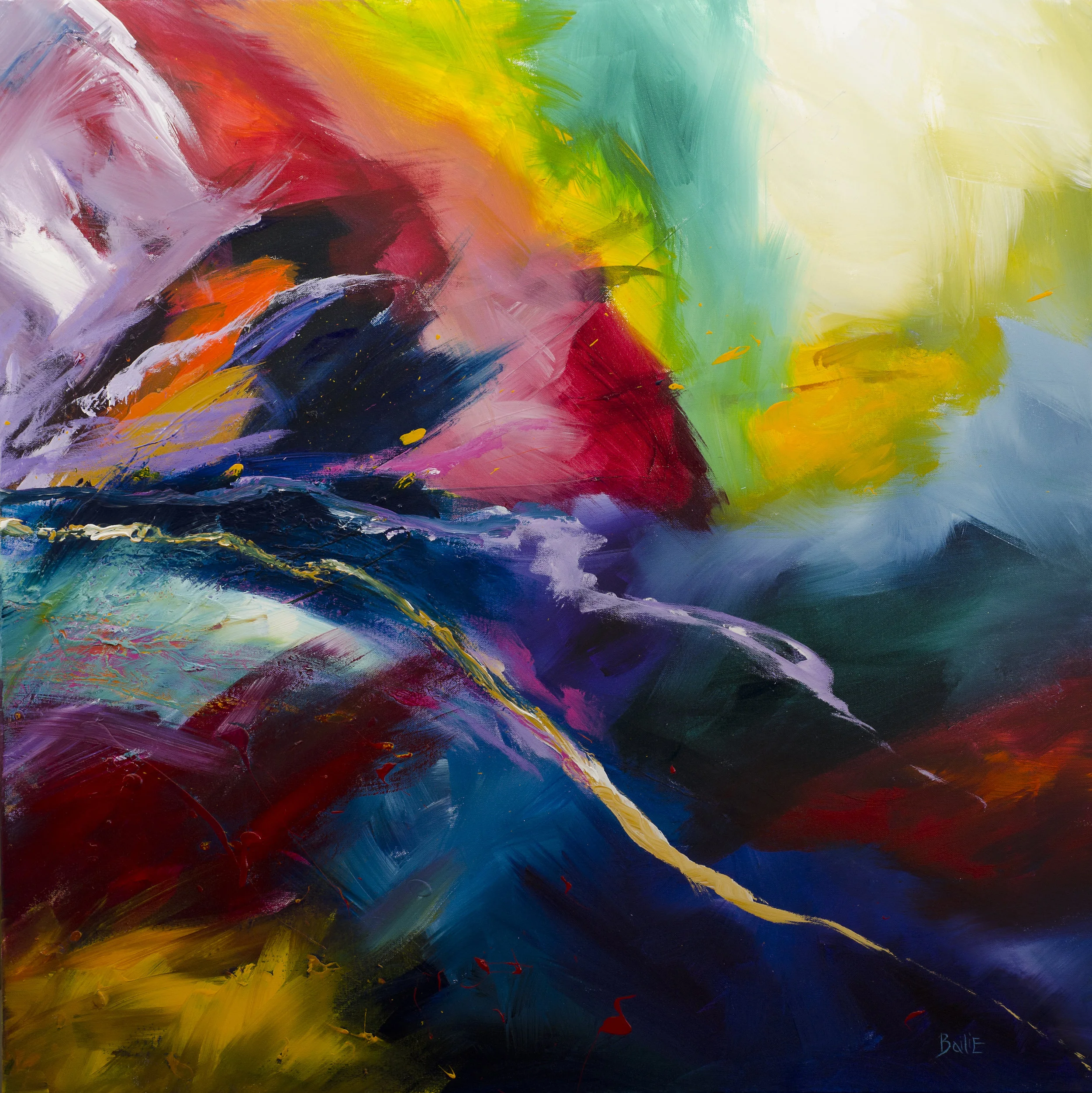 Color # 11 36" x 36" private collection