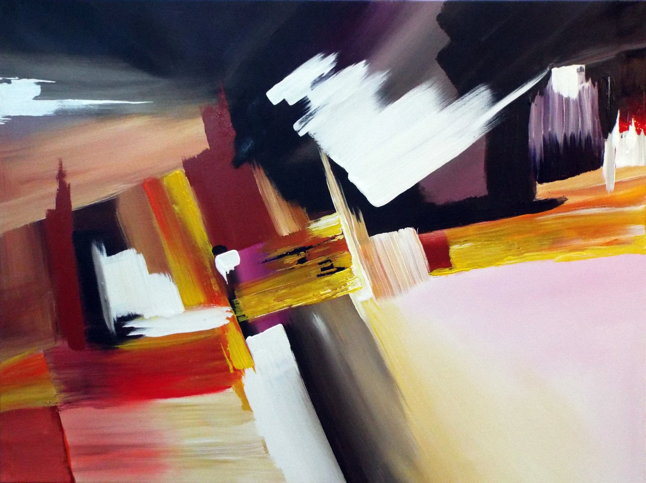 City on the Bay   30" x 40"  