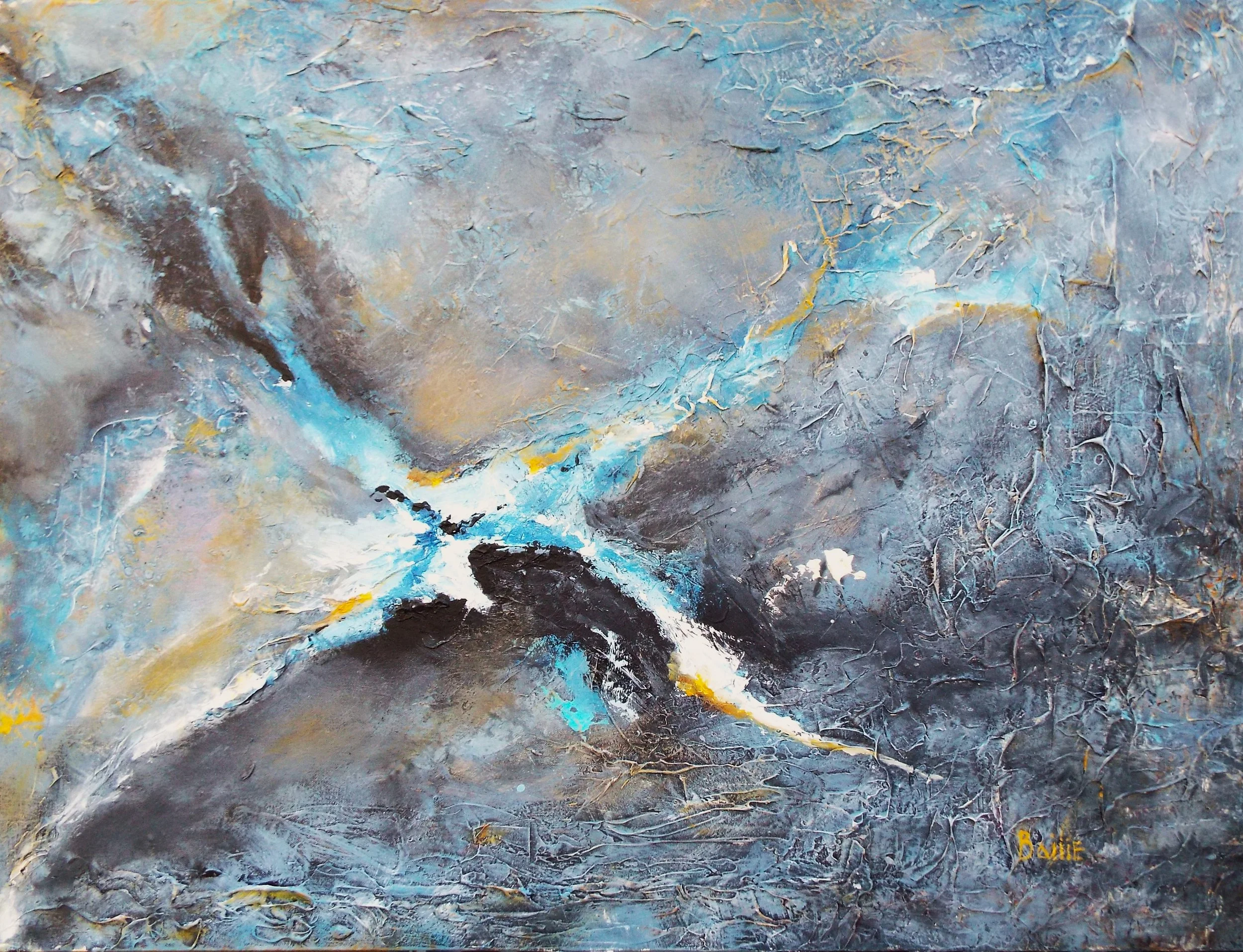 On the Eighth Day   30" x 40"