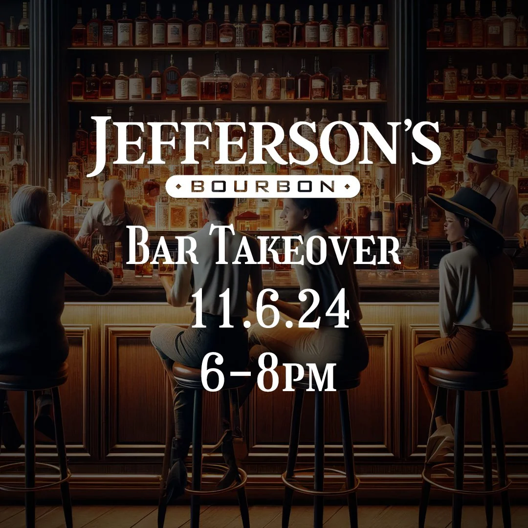 Jefferson's Bourbon Bar Takeover