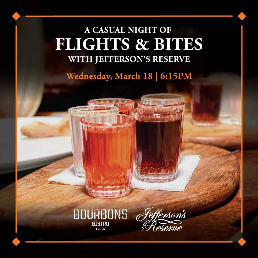Flights &amp; Bites with Jefferson's Reserve
