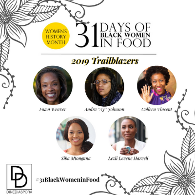 31 Days of Black Women in Food - 2019