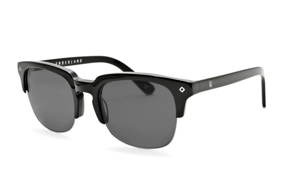 WONDERLAND Black Sunglasses Wonderland Sunglasses - For Art main image 4