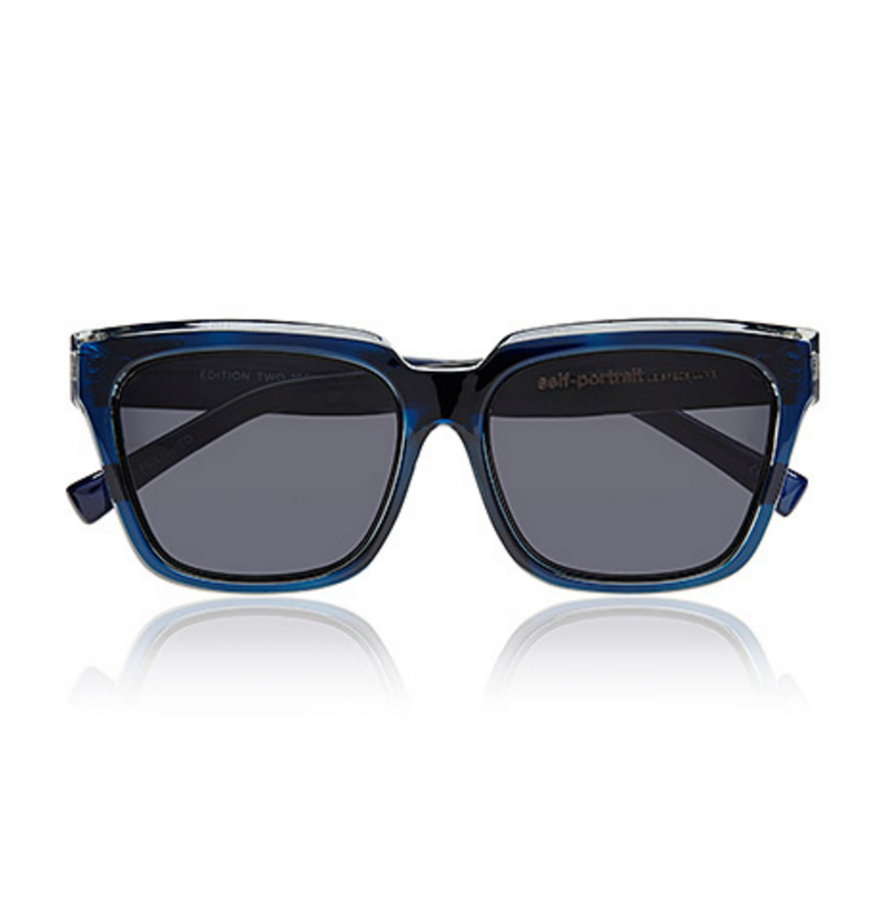 LE SPECS SELF PORTRAIT EDITION 2 NAVY GREY CRYSTAL CLEAR  display picture 1