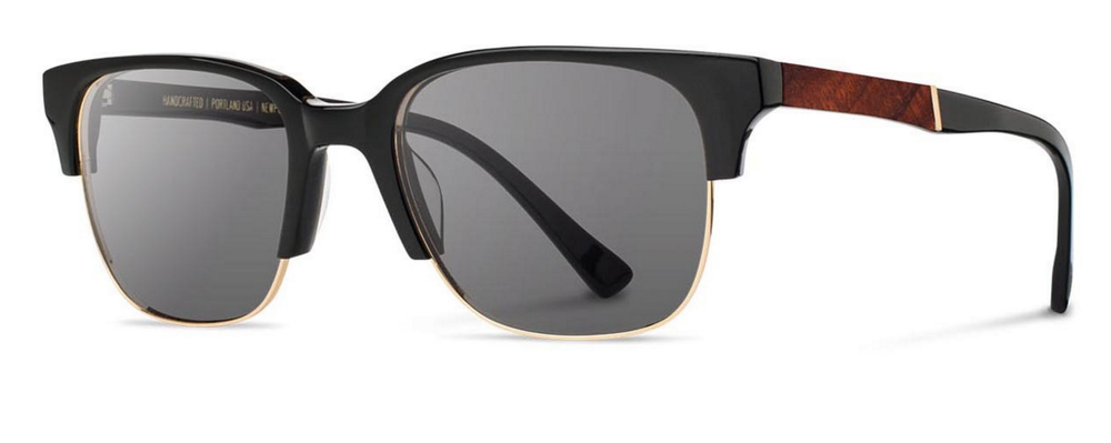 SHWOOD NEWPORT BLACK WITH GOLD TRIM PLUS WOOD — NO SEASON  display picture 1