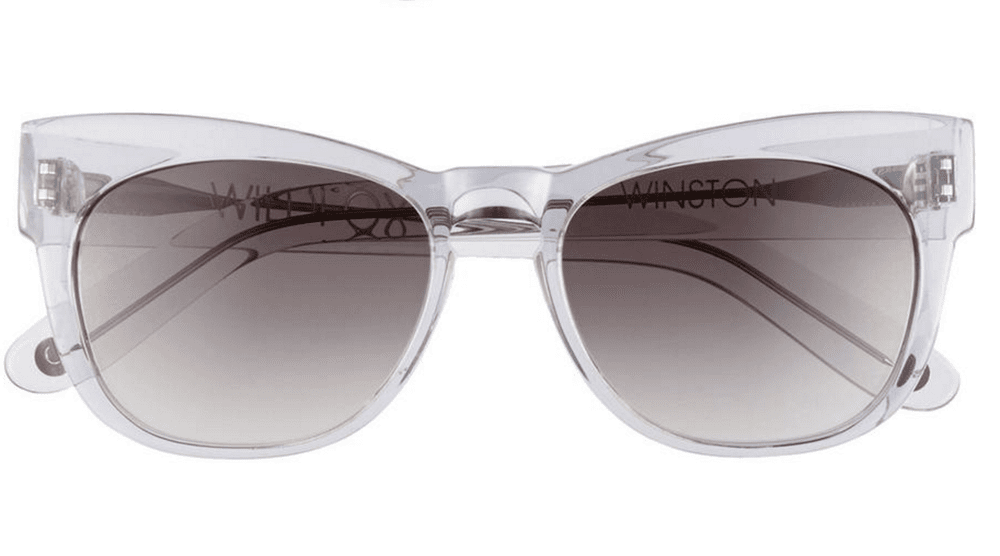 WILDFOX Winston Sunglasses NEW Smoky Clear RARE Wildfox Winston sunglasses in clear/grey. A bit... | Depop main image 3