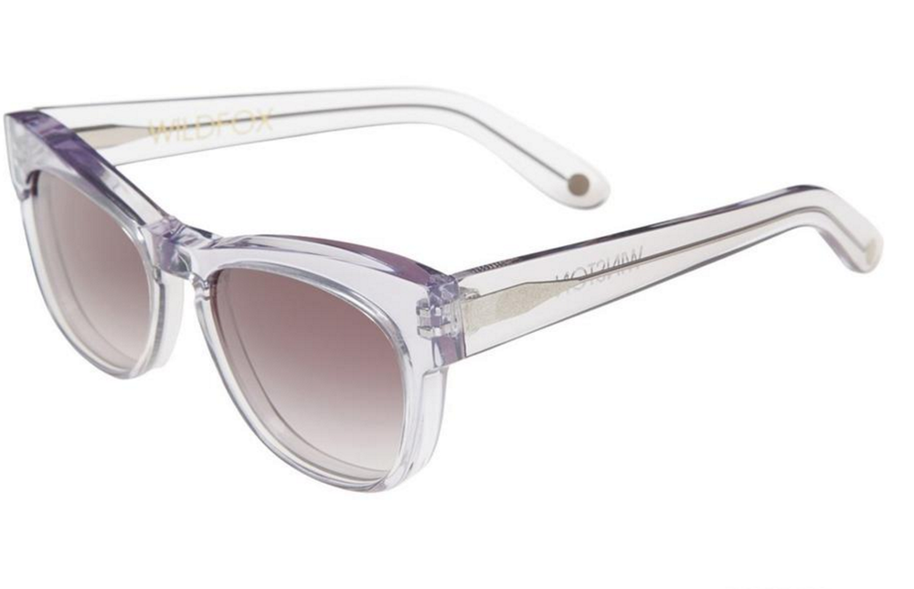 WILDFOX Winston Sunglasses NEW Smoky Clear RARE Wildfox Winston sunglasses in clear/grey. A bit... | Depop main image 4