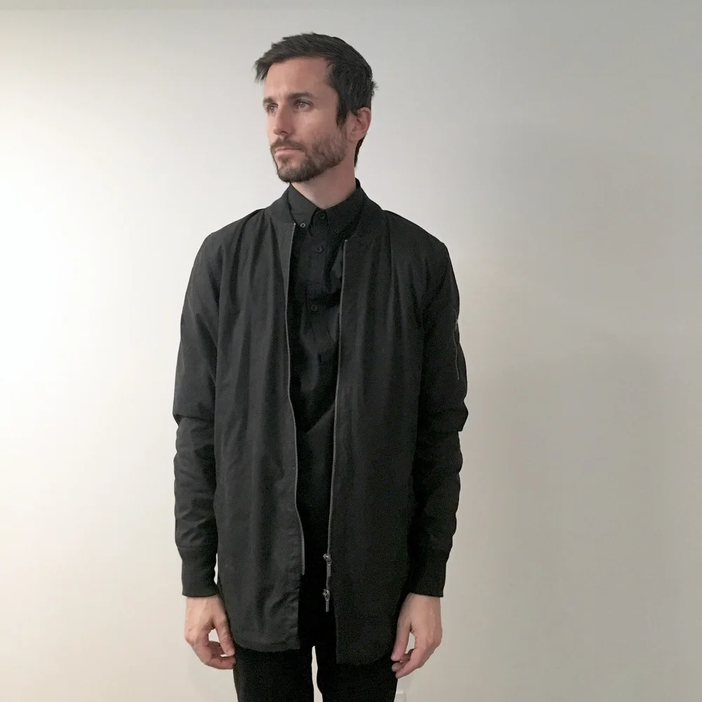 ZANEROBE ATEN LONG BOMBER BLACK — NO SEASON LOS ANGELES